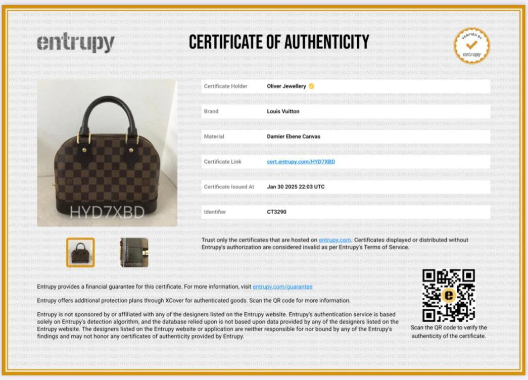 Louis Vuitton 2020 Damier Ebene Alma BB w/ Strap - Image 11