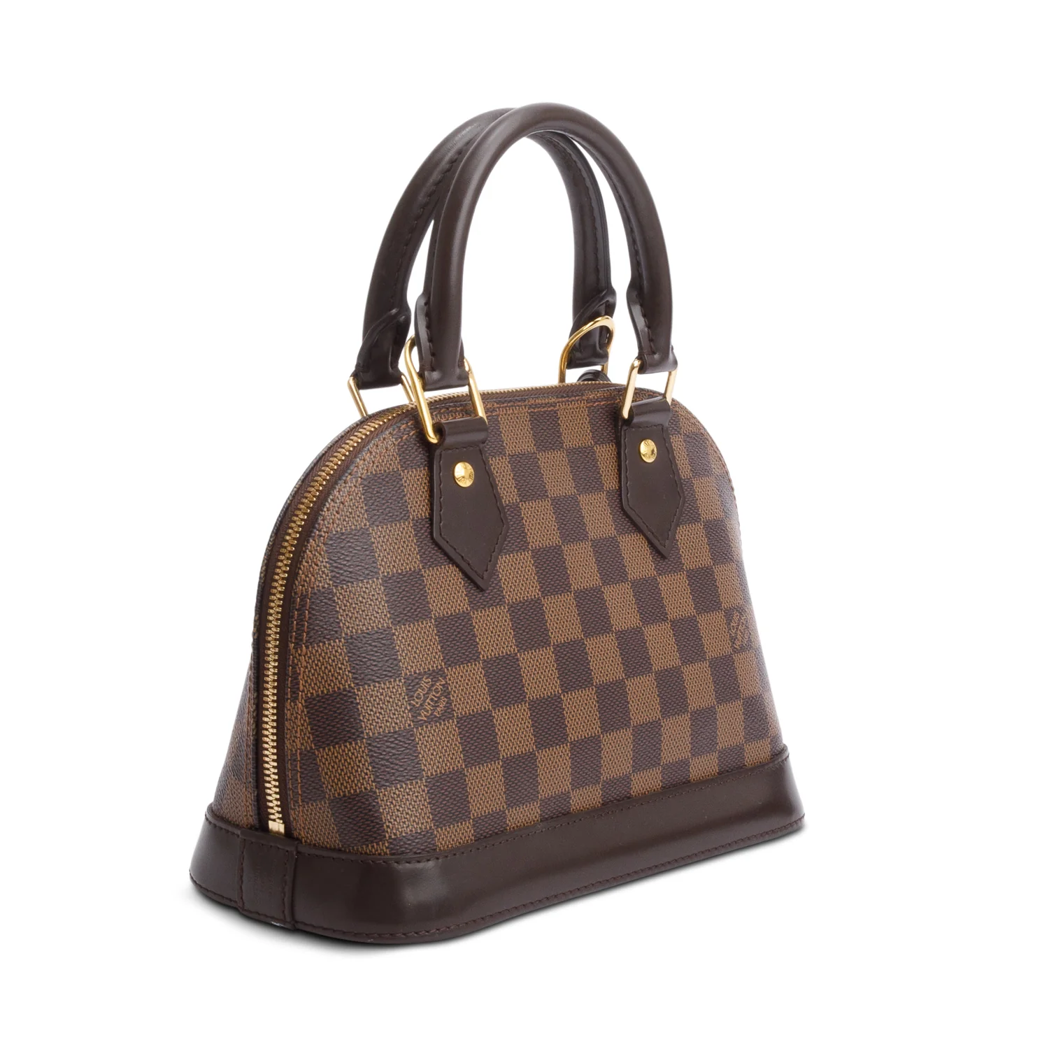 Louis Vuitton 2020 Damier Ebene Alma BB w/ Strap - Image 6