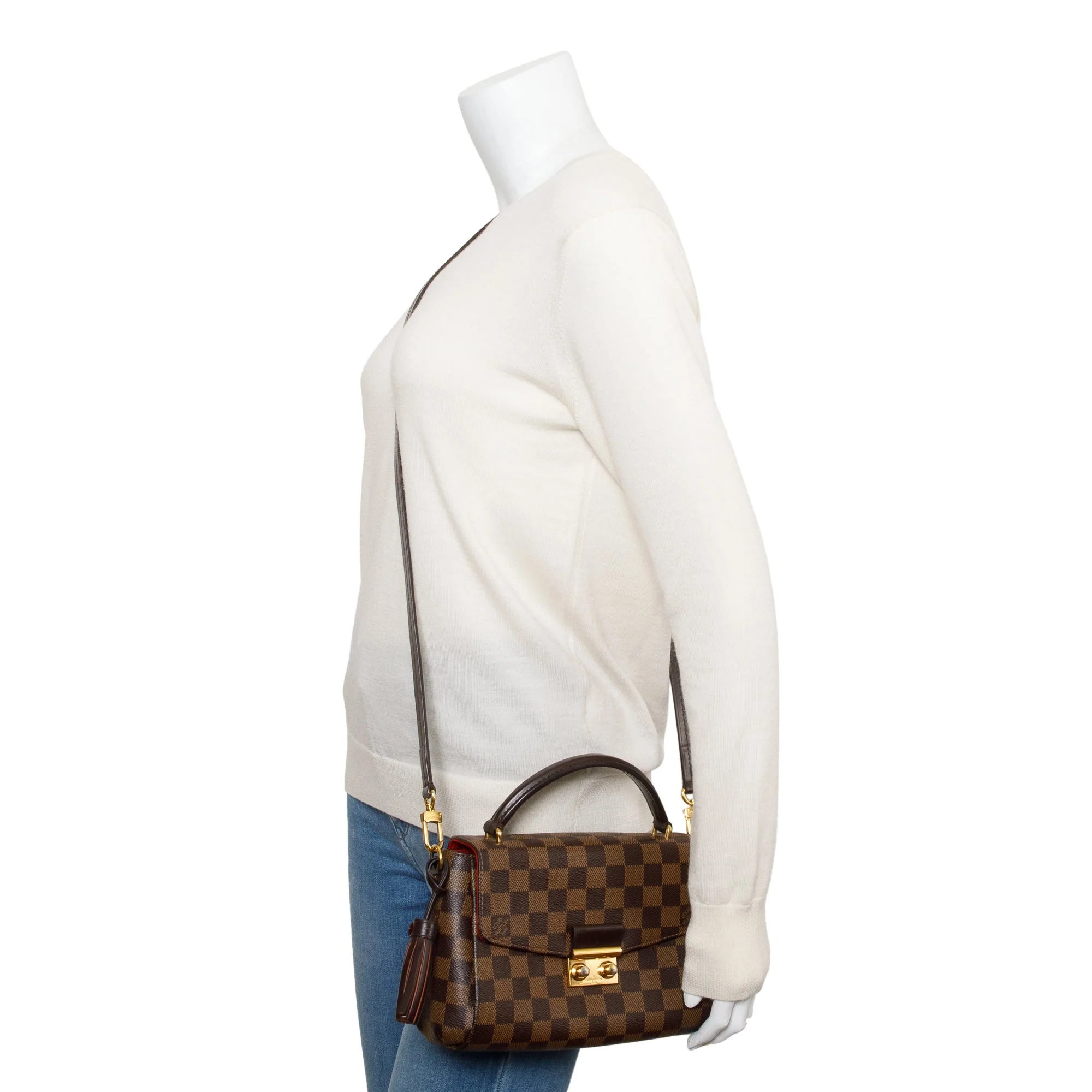 Louis Vuitton 2020 Damier Ebene Croisette w/ Box - Image 2