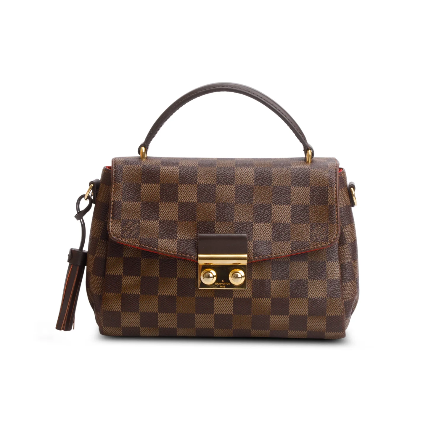 Louis Vuitton 2020 Damier Ebene Croisette w/ Box & Strap - Image 4