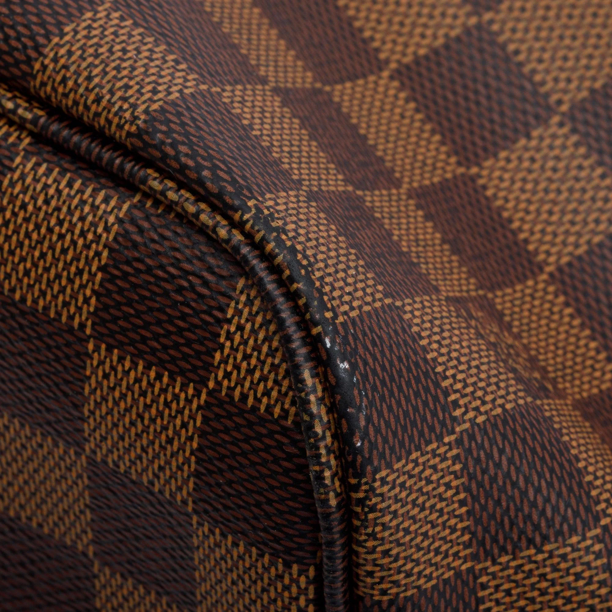 Louis Vuitton 2020 Damier Ebene Neverfull MM w/ Pouch & Box - Image 10