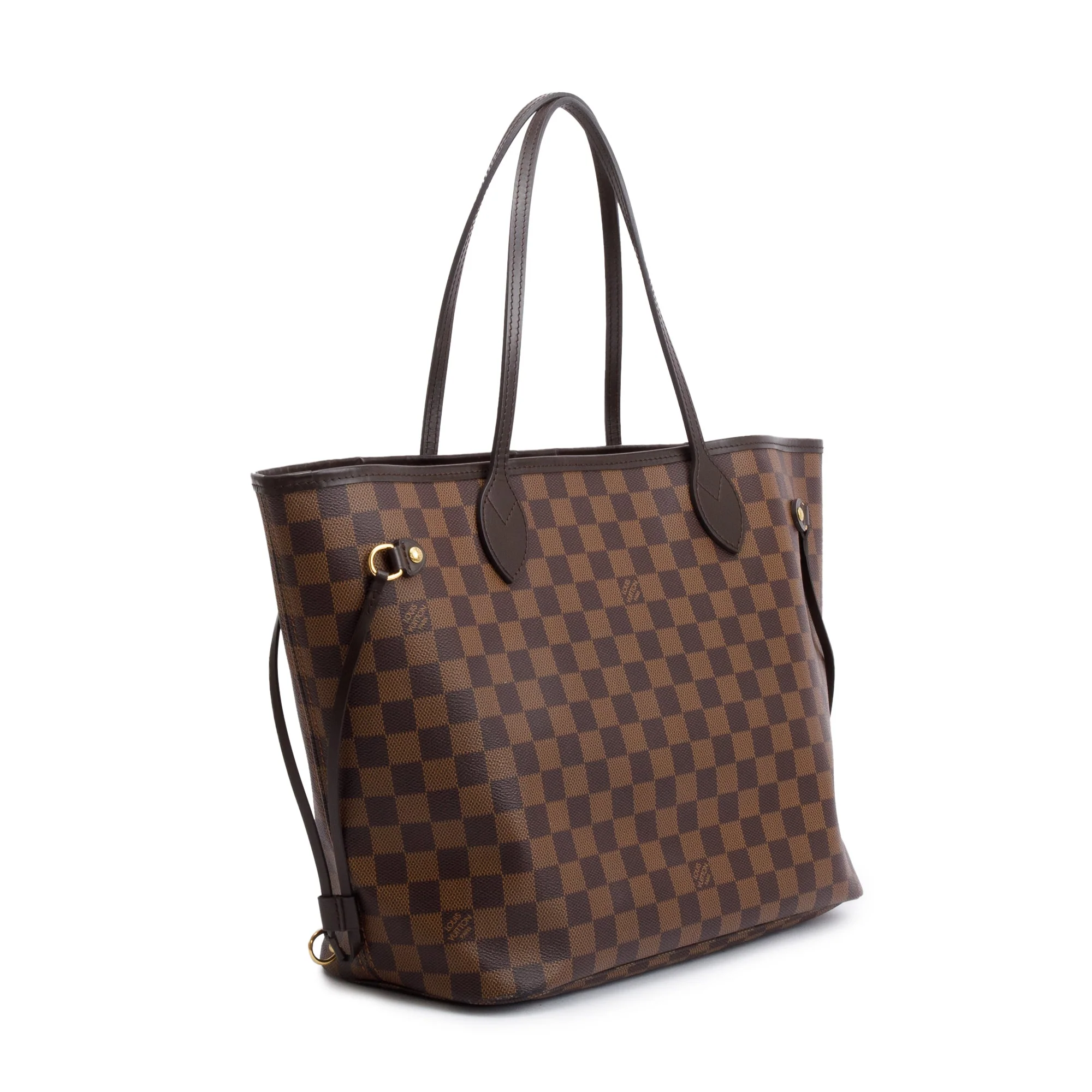 Louis Vuitton 2020 Damier Ebene Neverfull MM w/ Pouch & Box - Image 5