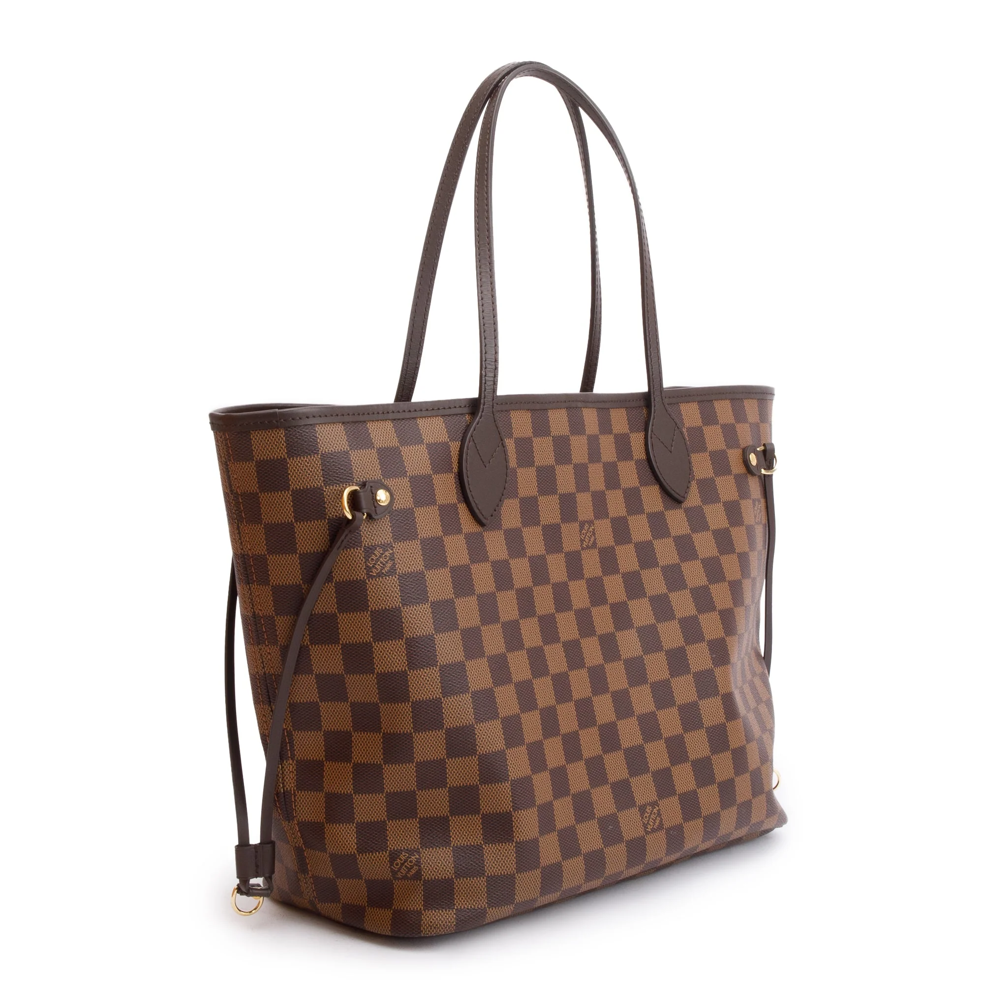 Louis Vuitton 2020 Damier Ebene Neverfull MM w/ Pouch & Box - Image 4