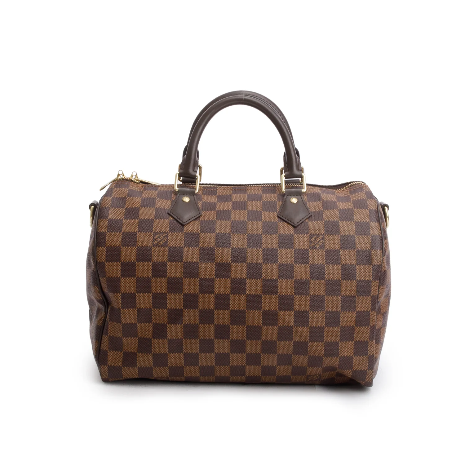 Louis Vuitton 2020 Damier Ebene Speedy Bandouliere 30 w/ Box, Strap & Receipt - Image 6
