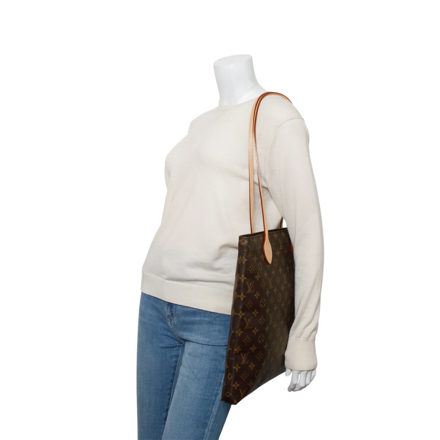 Louis Vuitton 2020 Monogram Carry It Tote w/ Pouch - Image 2