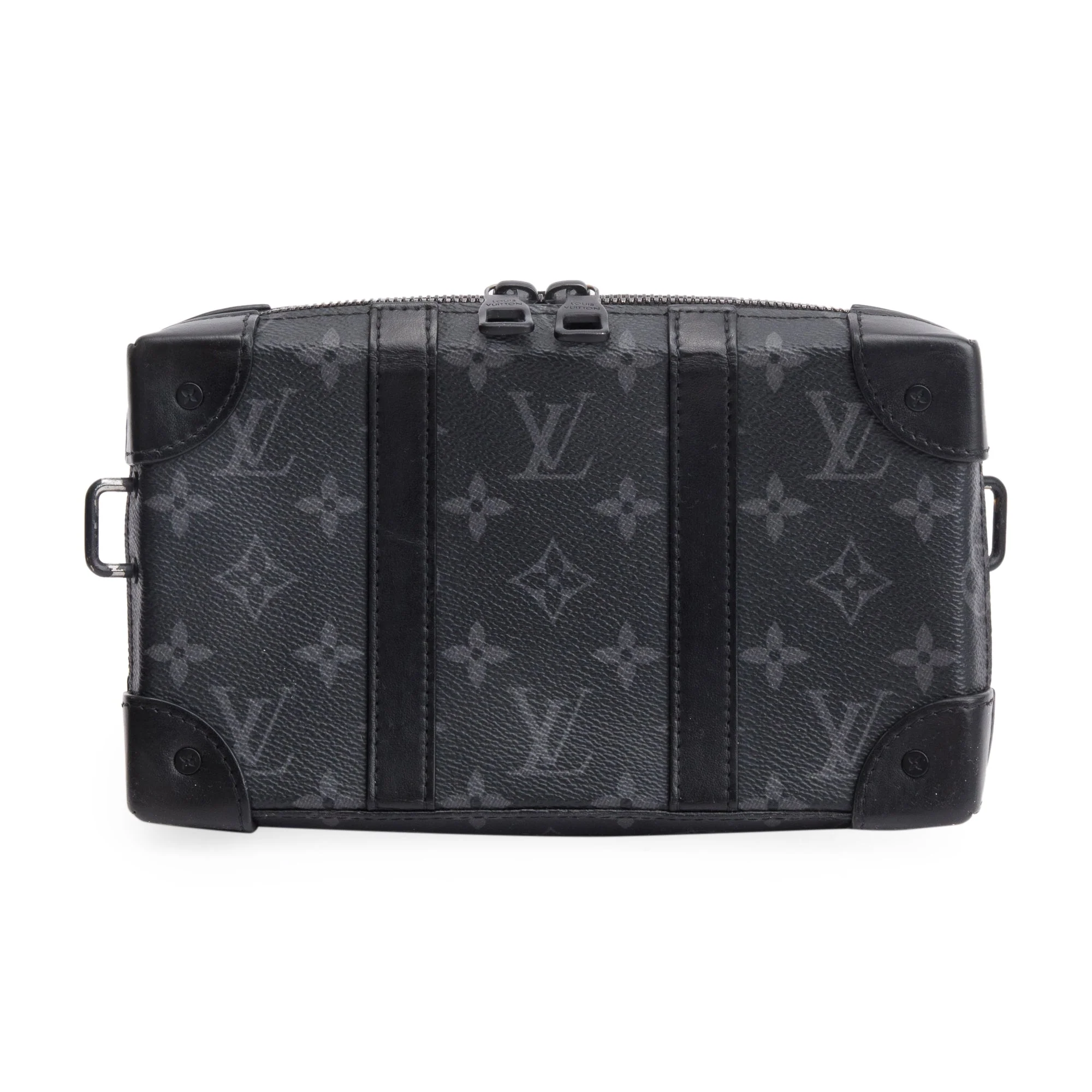 Louis Vuitton 2020 Monogram Eclipse Soft Trunk Wallet Crossbody - Image 3