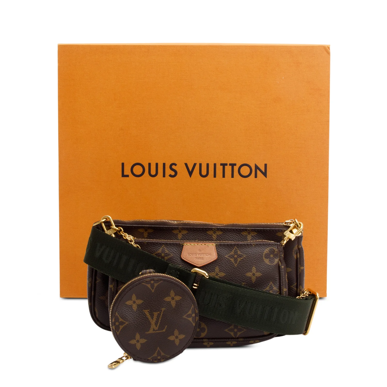 Louis Vuitton 2020 Monogram Khaki Multi-Pochette Accessoires w/ Box & Receipt - Image 3
