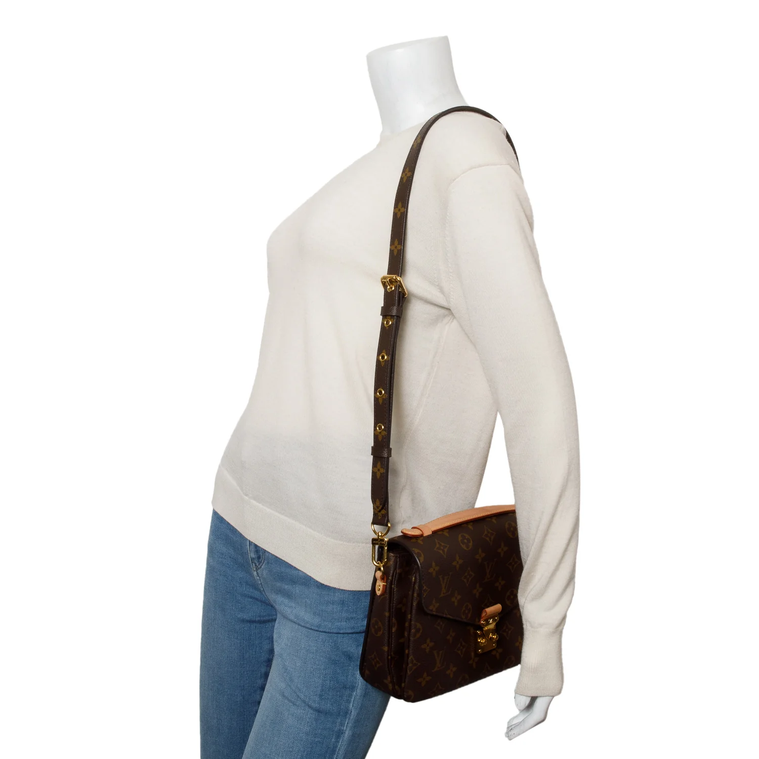 Louis Vuitton 2020 Monogram Pochette Metis w/ Strap, Box & Receipt - Image 2