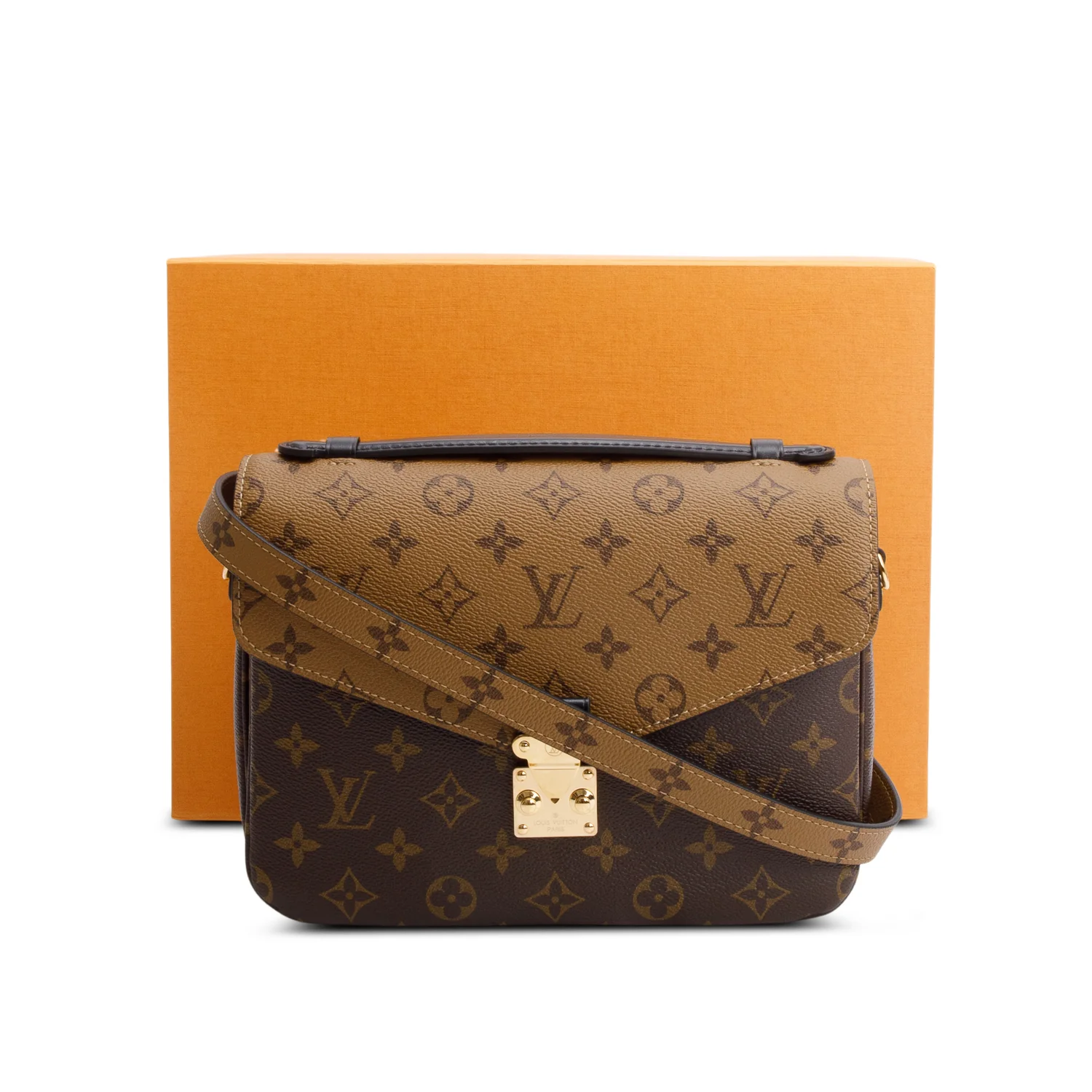 Louis Vuitton 2020 Reverse Monogram Pochette Metis w/ Box, Receipt & Strap - Image 2