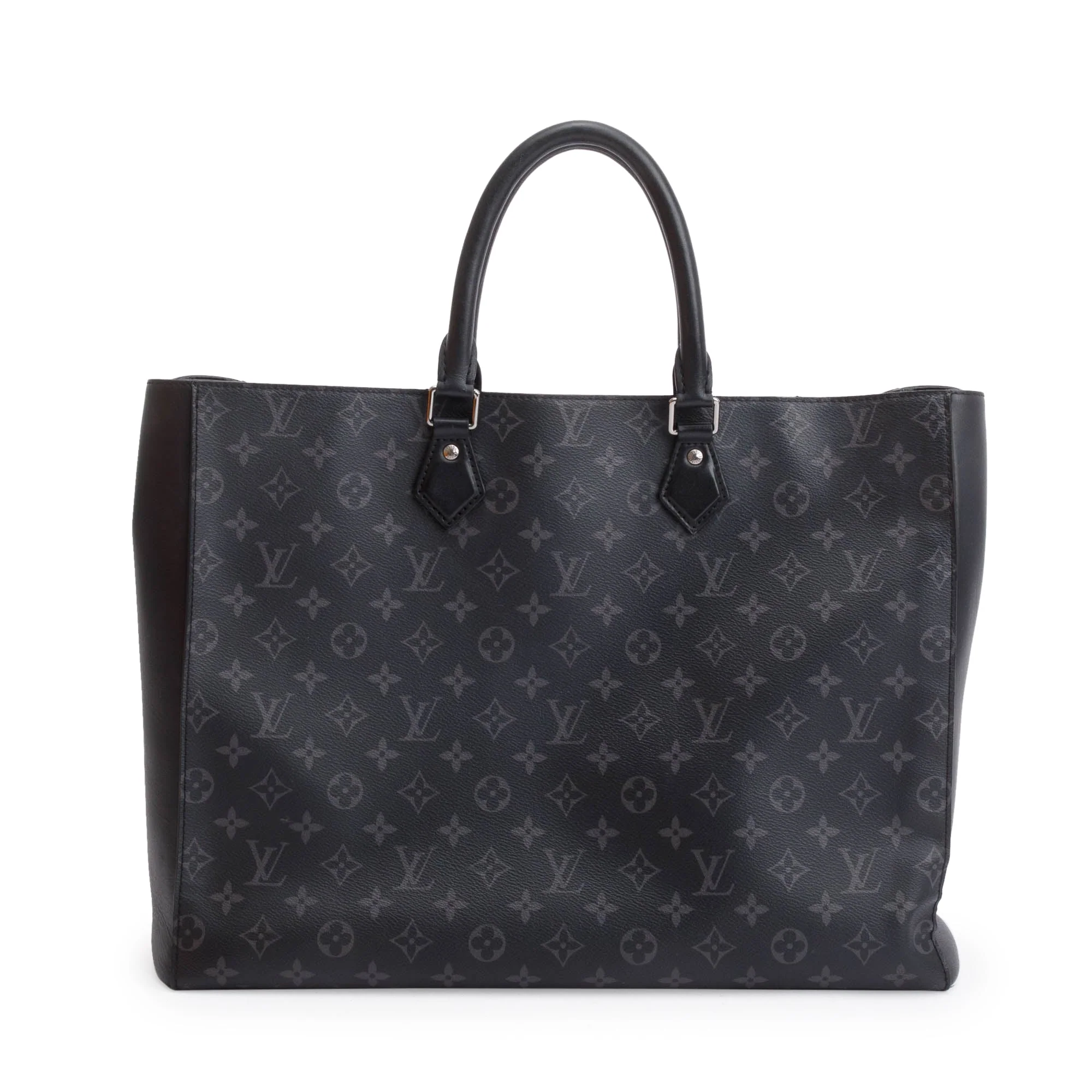 Louis Vuitton 2021 Black Monogram Eclipse Grand Sac w/ Pouch, Box & Receipt - Image 5