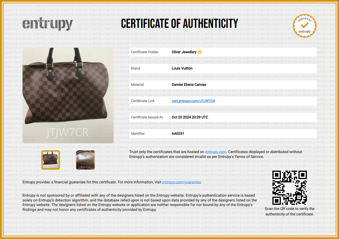 Louis Vuitton 2021 Damier Ebene Speedy 35 - Image 9