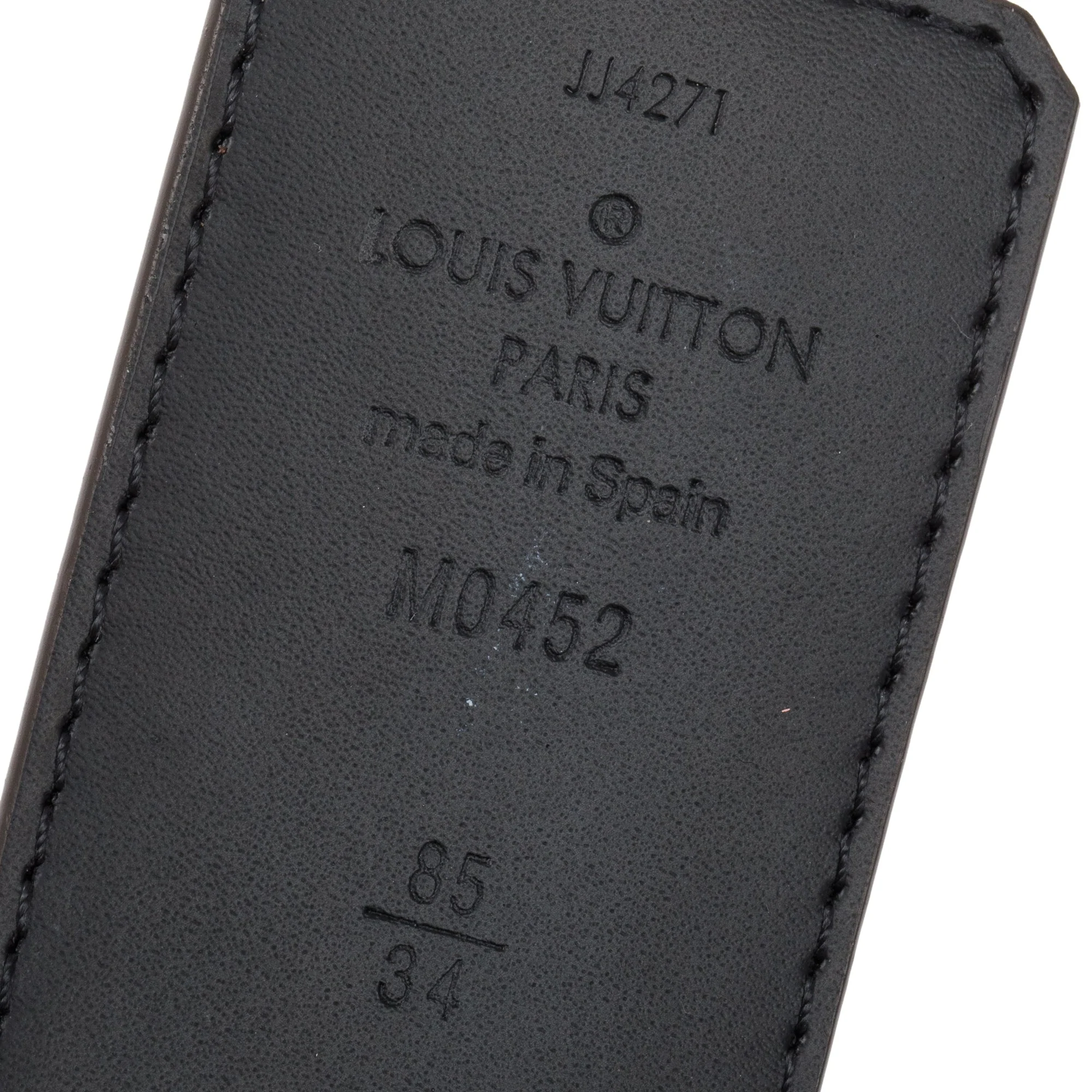 Louis Vuitton 2021 Monogram Canvas & Black Leather LV Shake 40 MM Reversible Belt 85 34 - Image 3