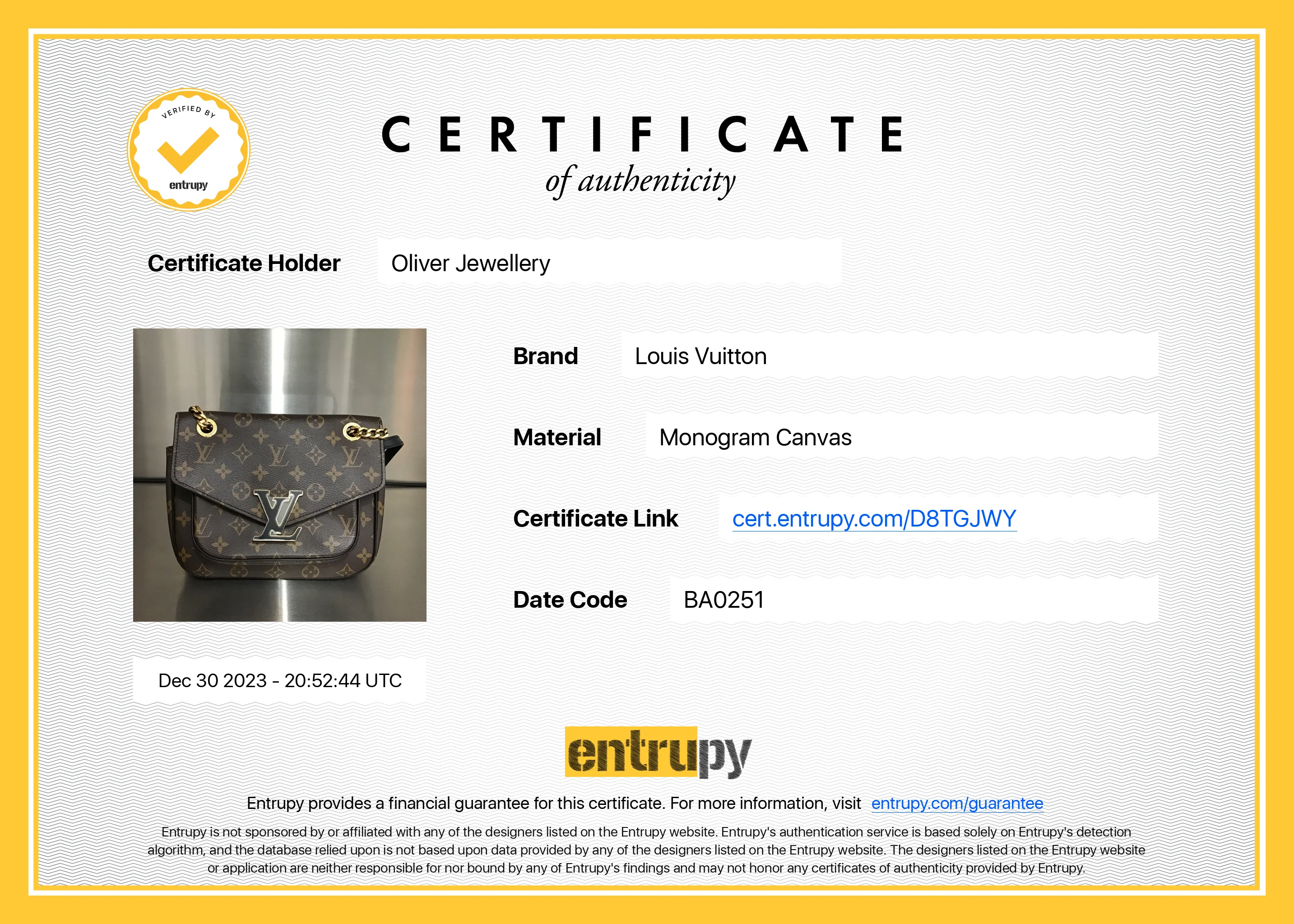 Louis Vuitton 2021 Monogram Passy - Image 10