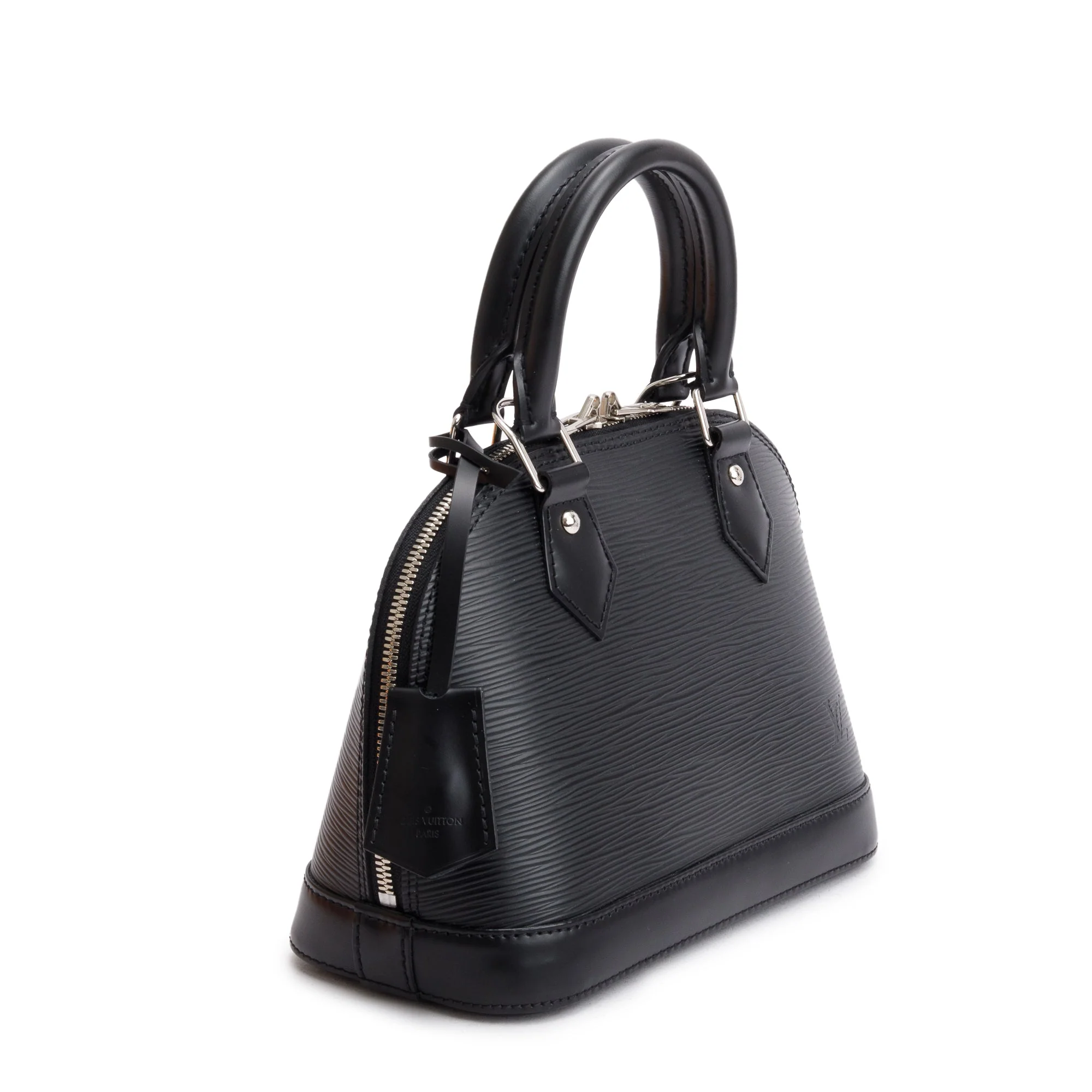 Louis Vuitton 2022 Black Epi Leather Alma BB w/ Box & Strap - Image 5