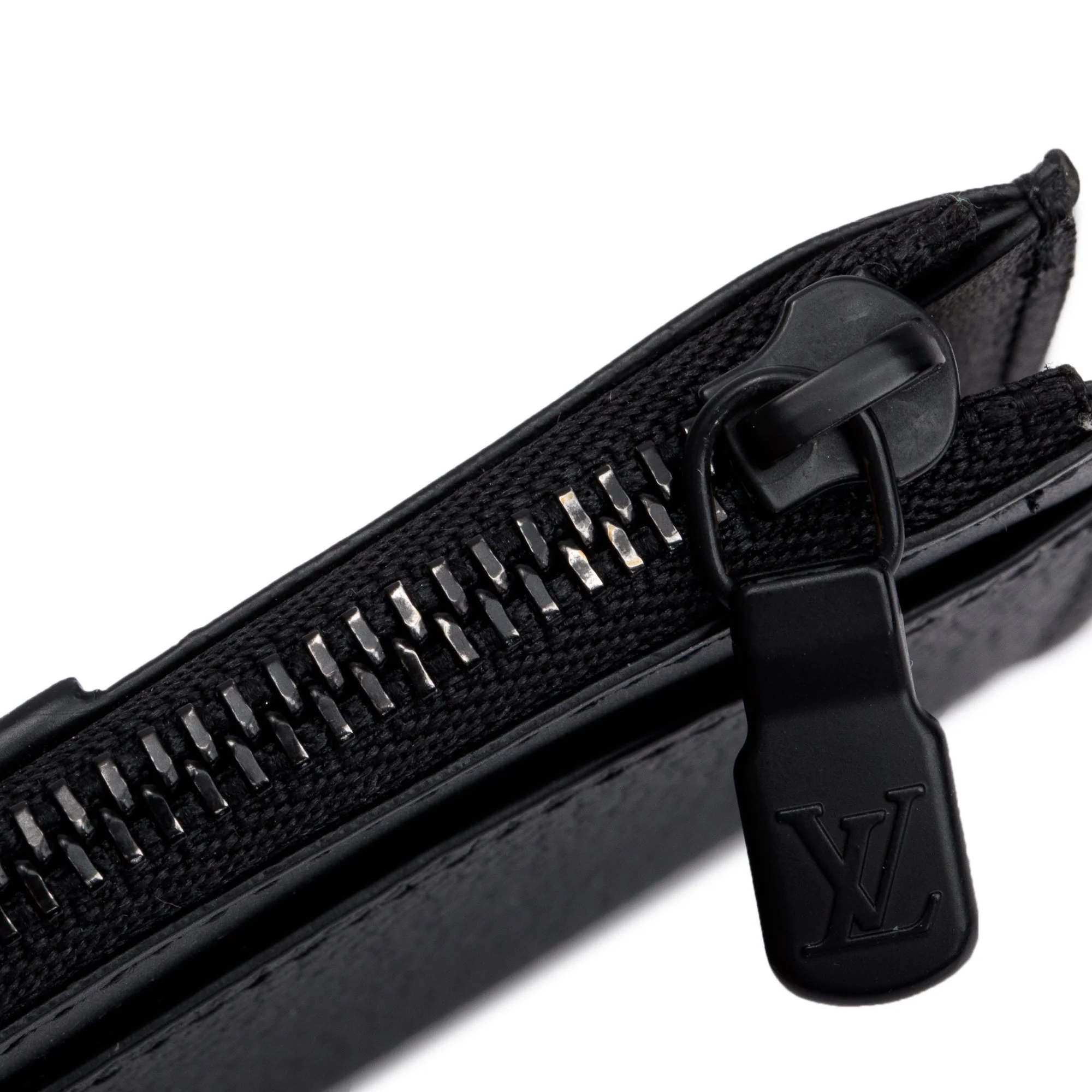 Louis Vuitton 2022 Black Leather Coin Card Holder - Image 4