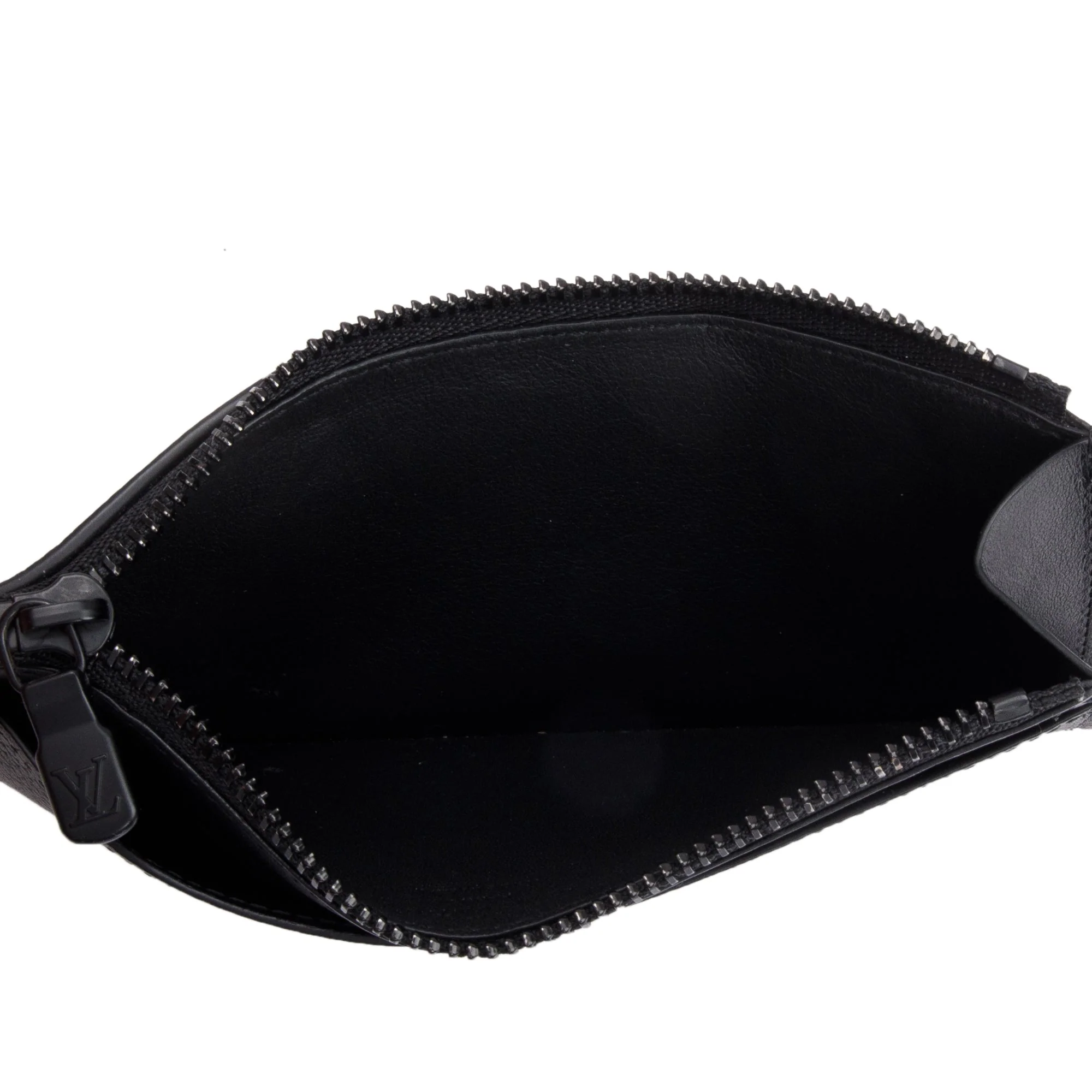 Louis Vuitton 2022 Black Leather Coin Card Holder - Image 6
