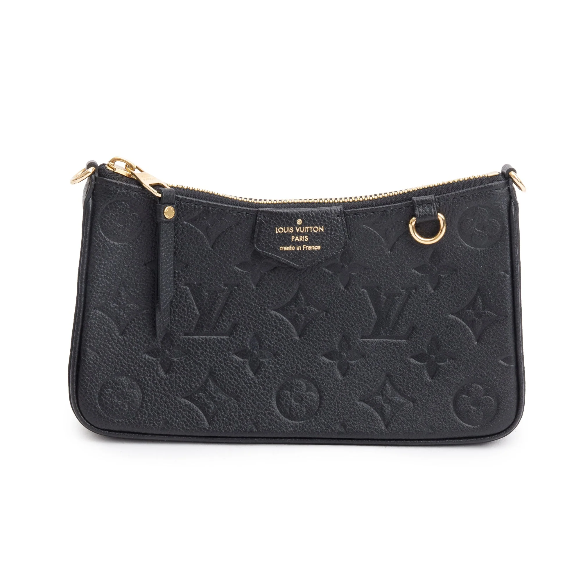 Louis Vuitton 2022 Black Monogram Empreinte Easy Pouch w/ Receipt - Image 3
