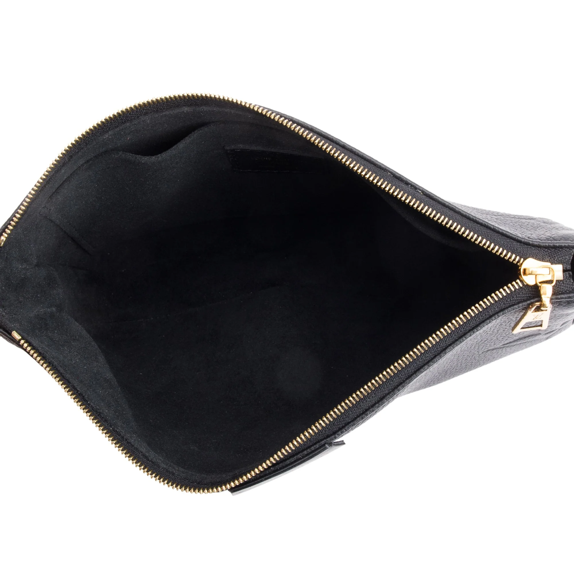 Louis Vuitton 2022 Black Monogram Empreinte Leather Pochette Accessoires w/ Box - Image 4