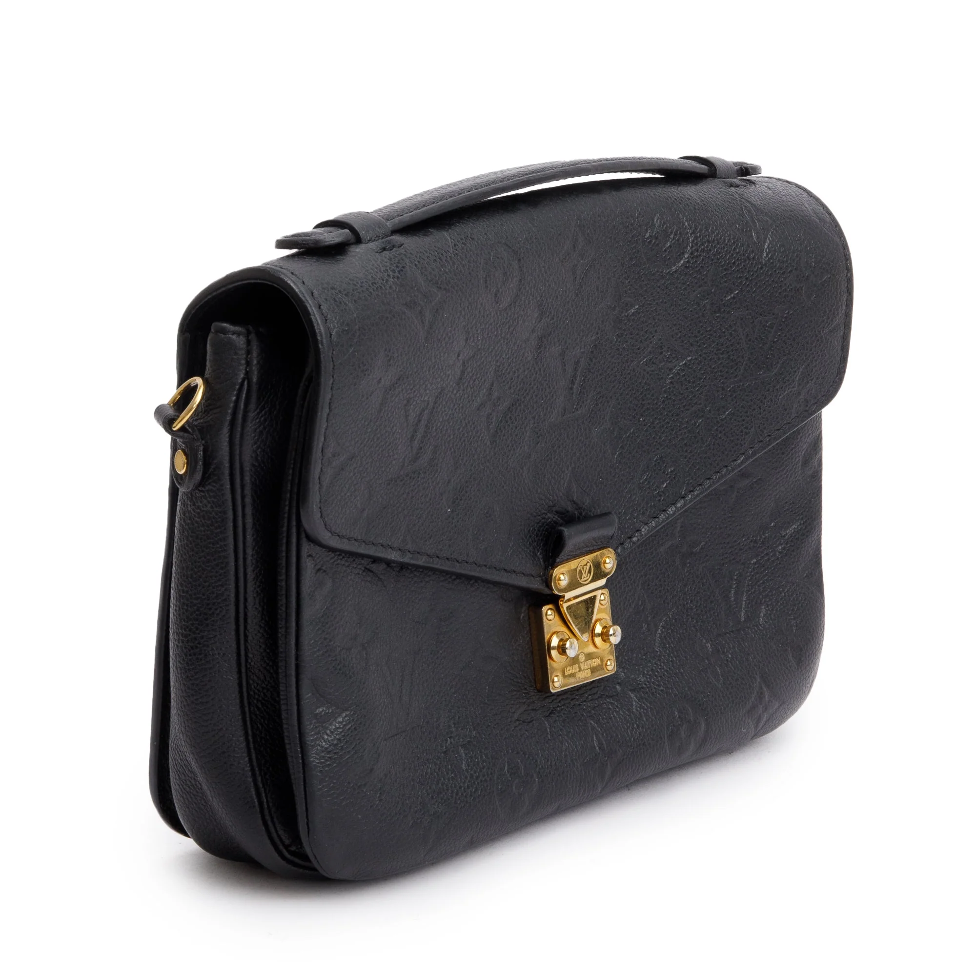 Louis Vuitton 2022 Black Monogram Empreinte Leather Pochette Metis - Image 4