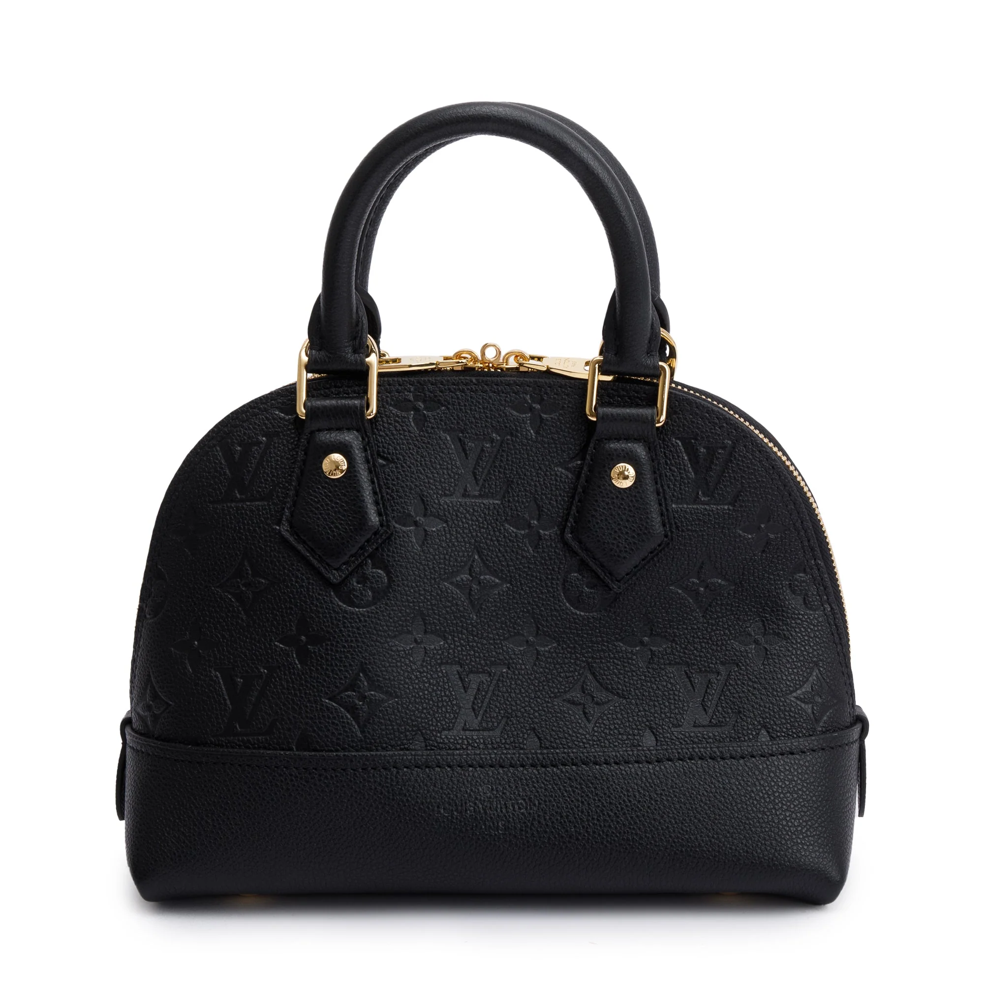 Louis Vuitton 2022 Black Monogram Empreinte Neo Alma BB w/ Strap - Image 3
