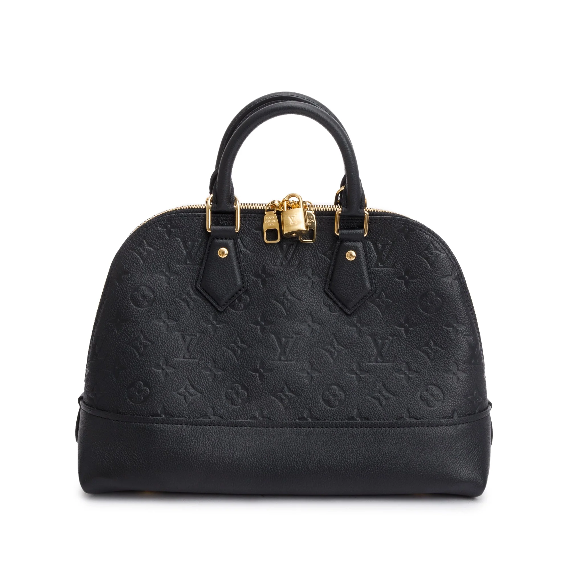 Louis Vuitton 2022 Black Monogram Empreinte Neo Alma PM w/ Strap - Image 3