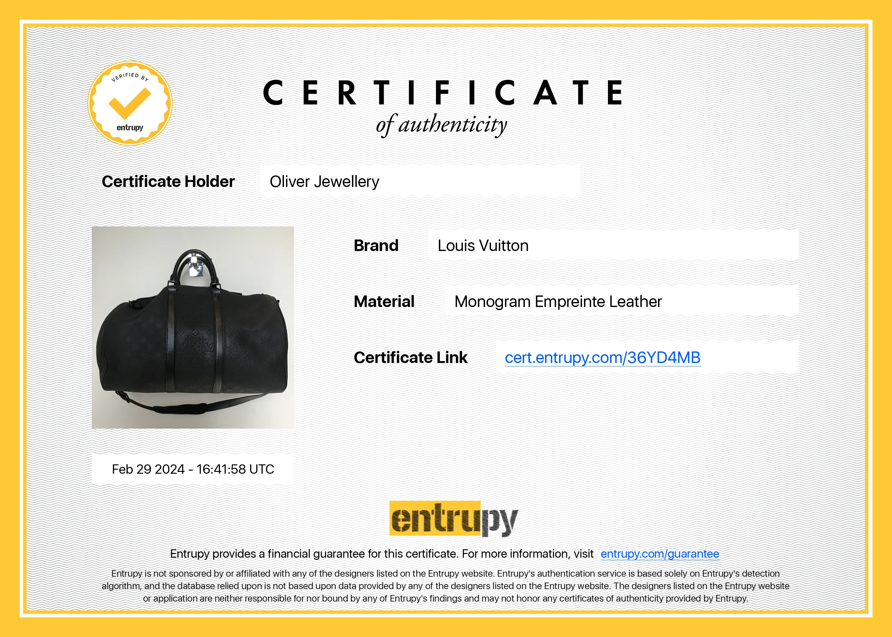 Louis Vuitton 2022 Black Taurillon Monogram Embossed Leather Keepall Bandouliere 50 w/ Strap - Image 12