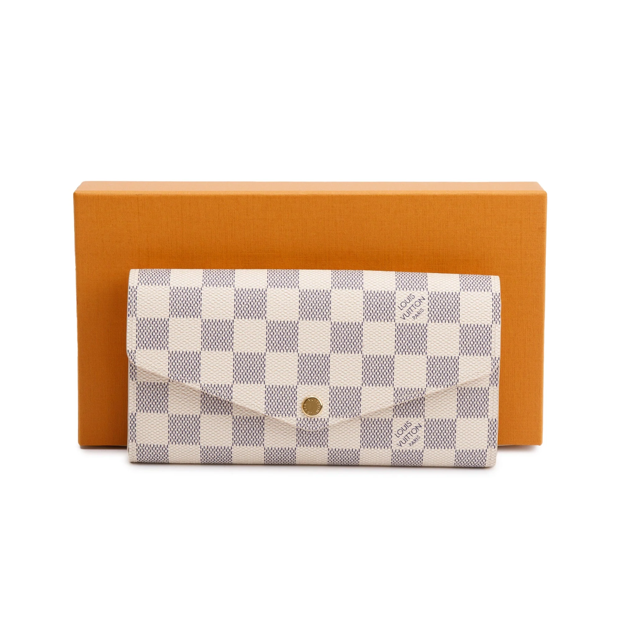 Louis Vuitton 2022 Damier Azur Sarah Wallet w/ Box - Image 2