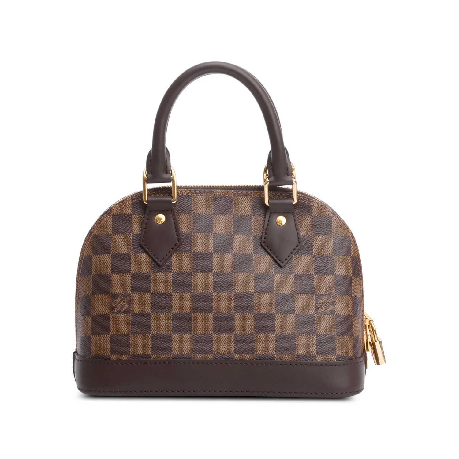 Louis Vuitton 2022 Damier Ebene Alma BB w/ Strap & Receipt - Image 5