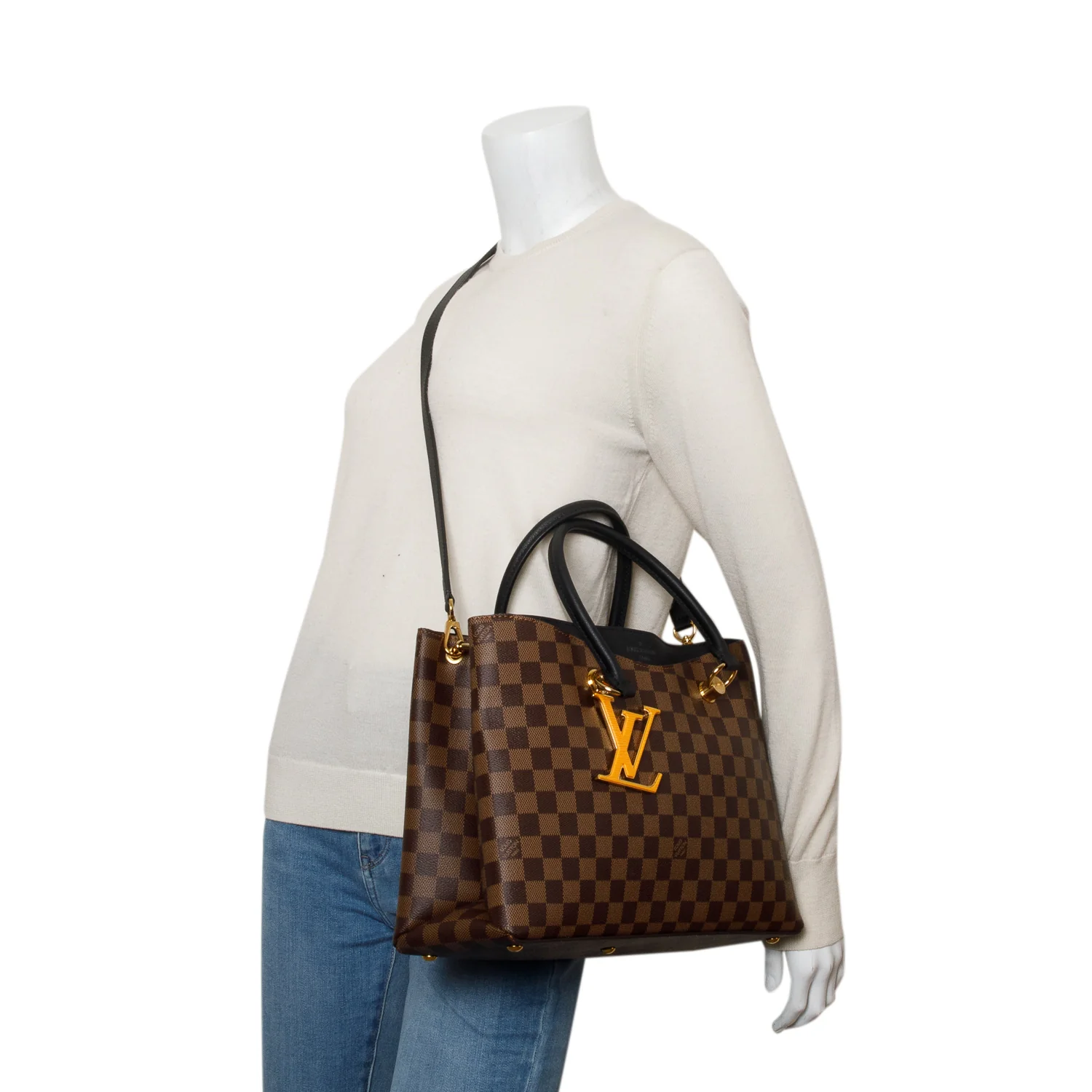 Louis Vuitton 2022 Damier Ebene LV Riverside w/ Box, Strap & Receipt - Image 2