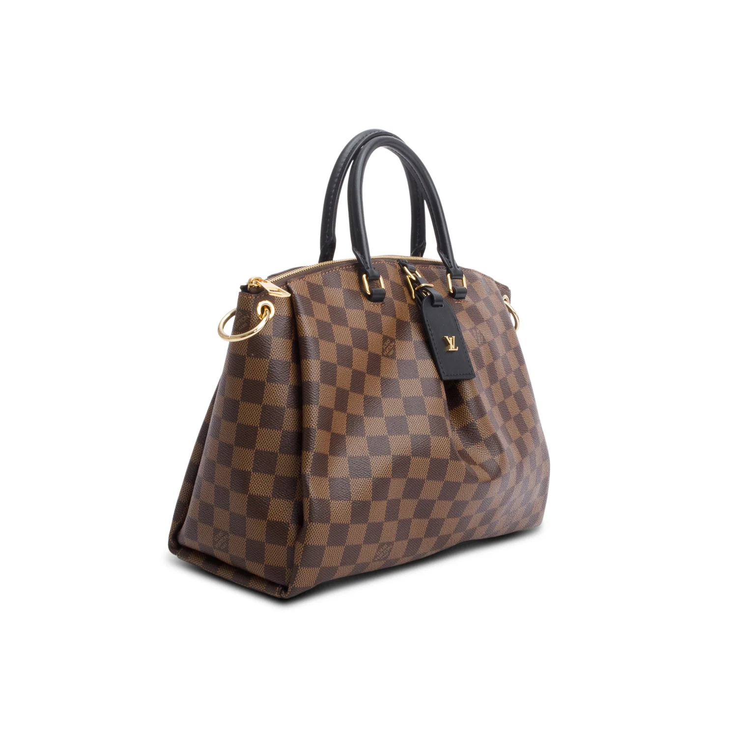 Louis Vuitton 2022 Damier Ebene Odeon Tote MM w/ Strap & Receipt - Image 4