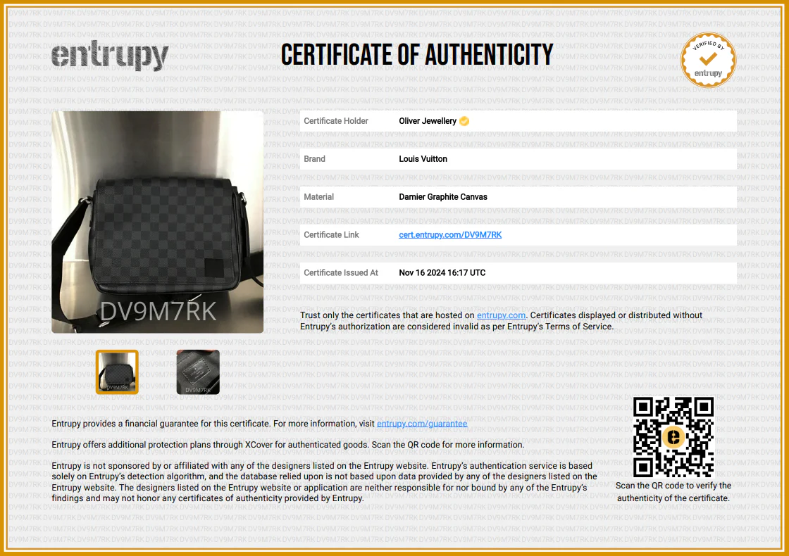 Louis Vuitton 2022 Damier Graphite District PM Bag - Image 10