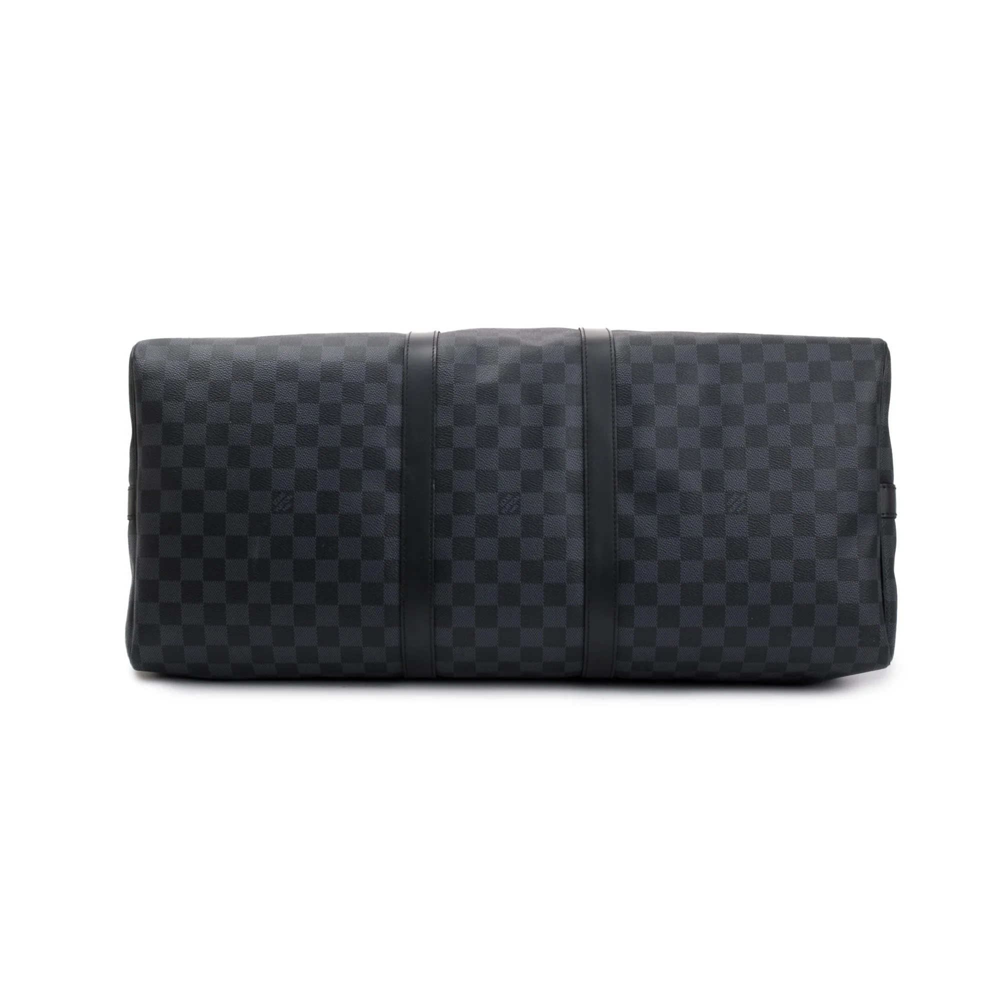 Louis Vuitton 2022 Damier Graphite Keepall Bandouliere 55 w/ Strap & Box - Image 7