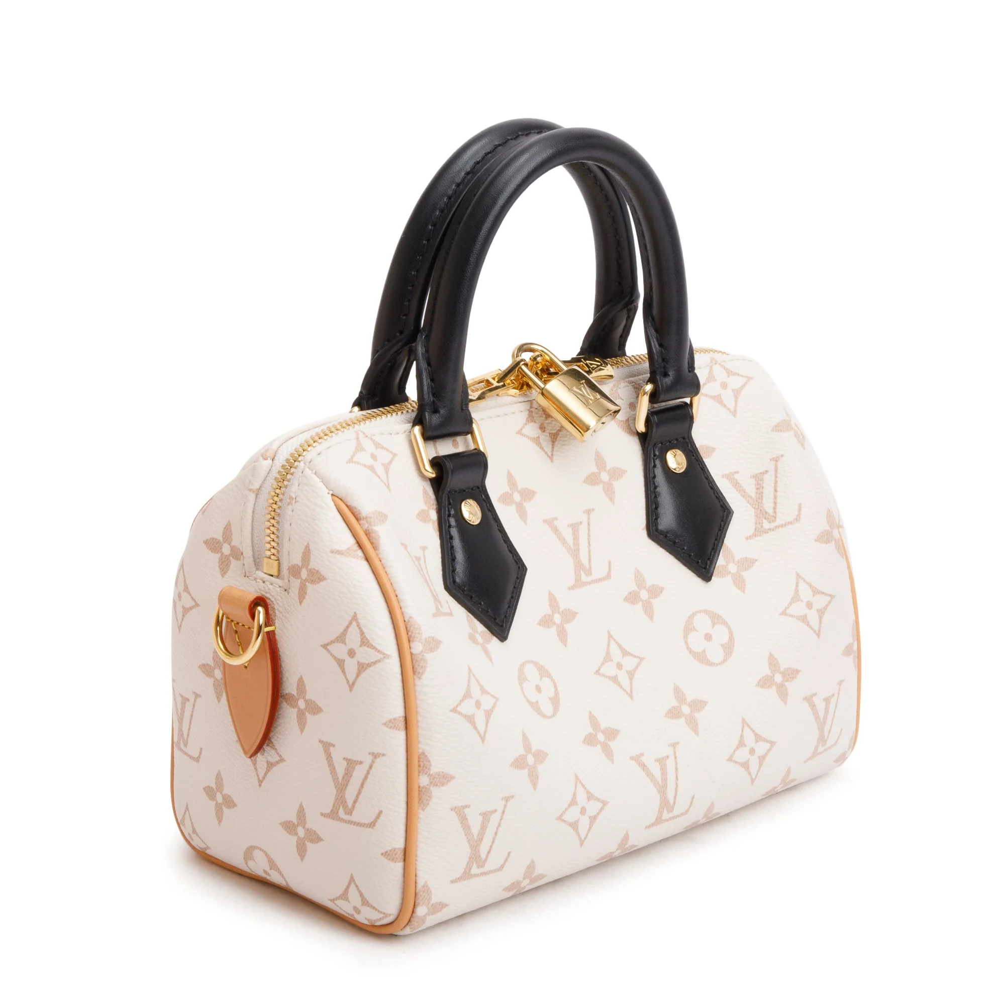 Louis Vuitton 2022 Dune Monoglam Canvas Speedy Bandouliere 20 w/ Strap & Box - Image 5