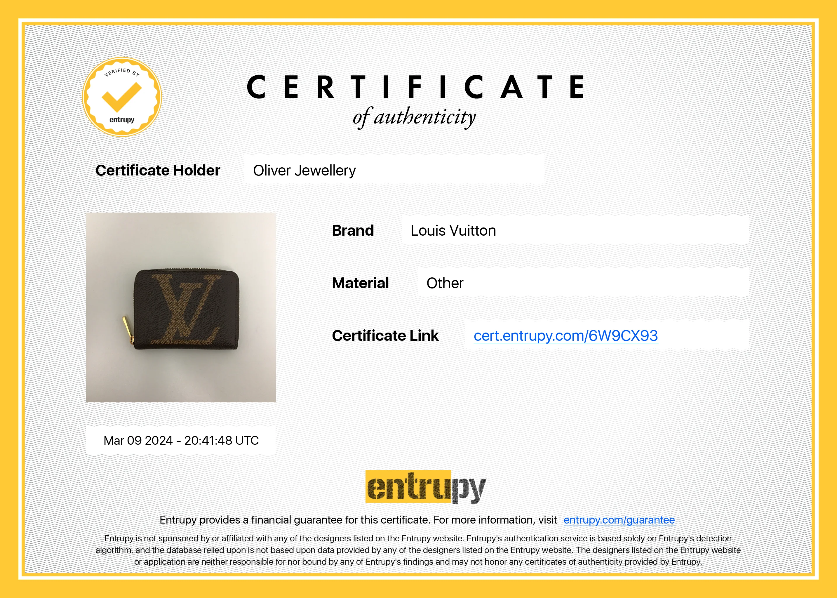 Louis Vuitton 2022 Giant Monogram Zippy Coin Purse - Image 9