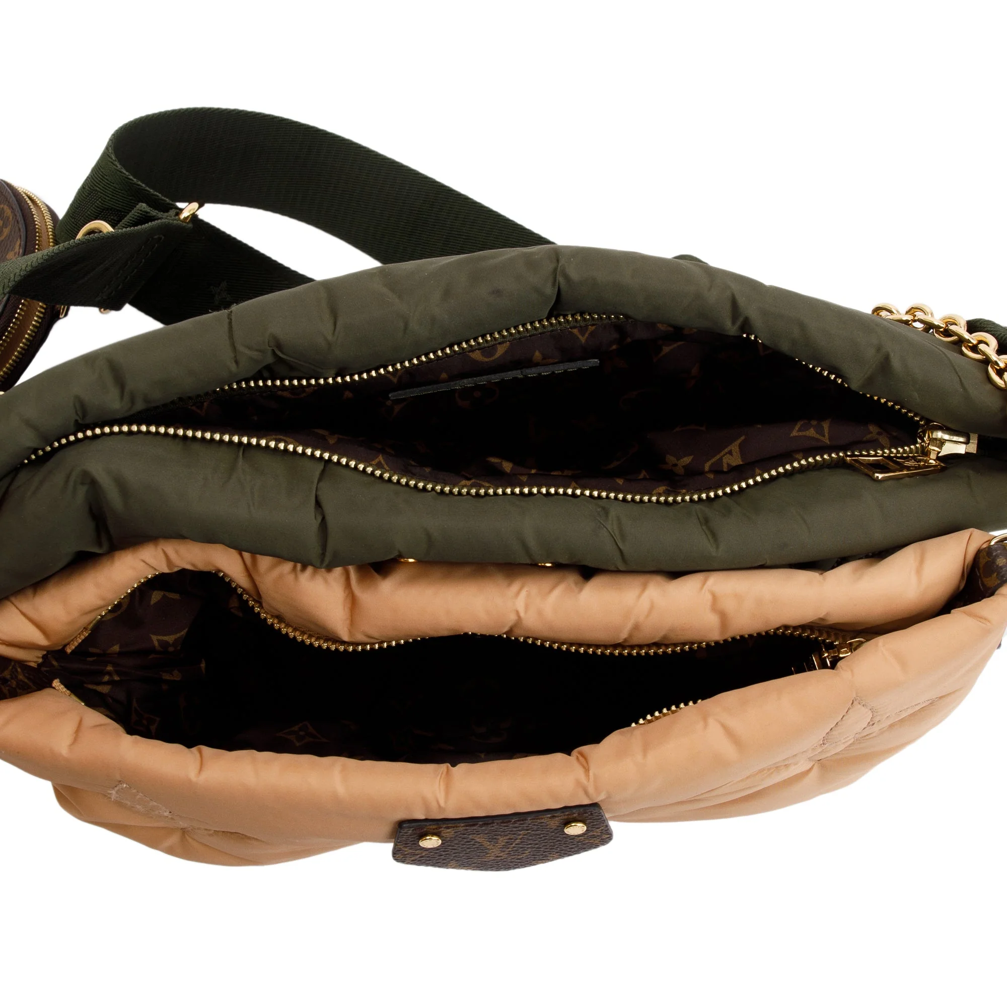 Louis Vuitton 2022 Green/Beige Econyl Nylon Maxi Multi-Pochette Accessoires - Image 12