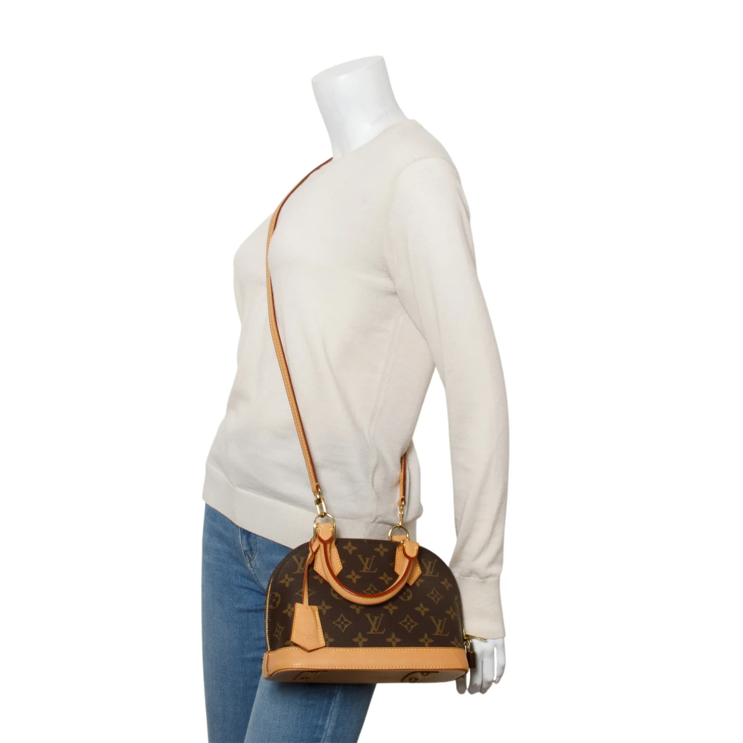 Louis Vuitton 2022 Monogram Alma BB w/ Box, Receipt & Strap - Image 2