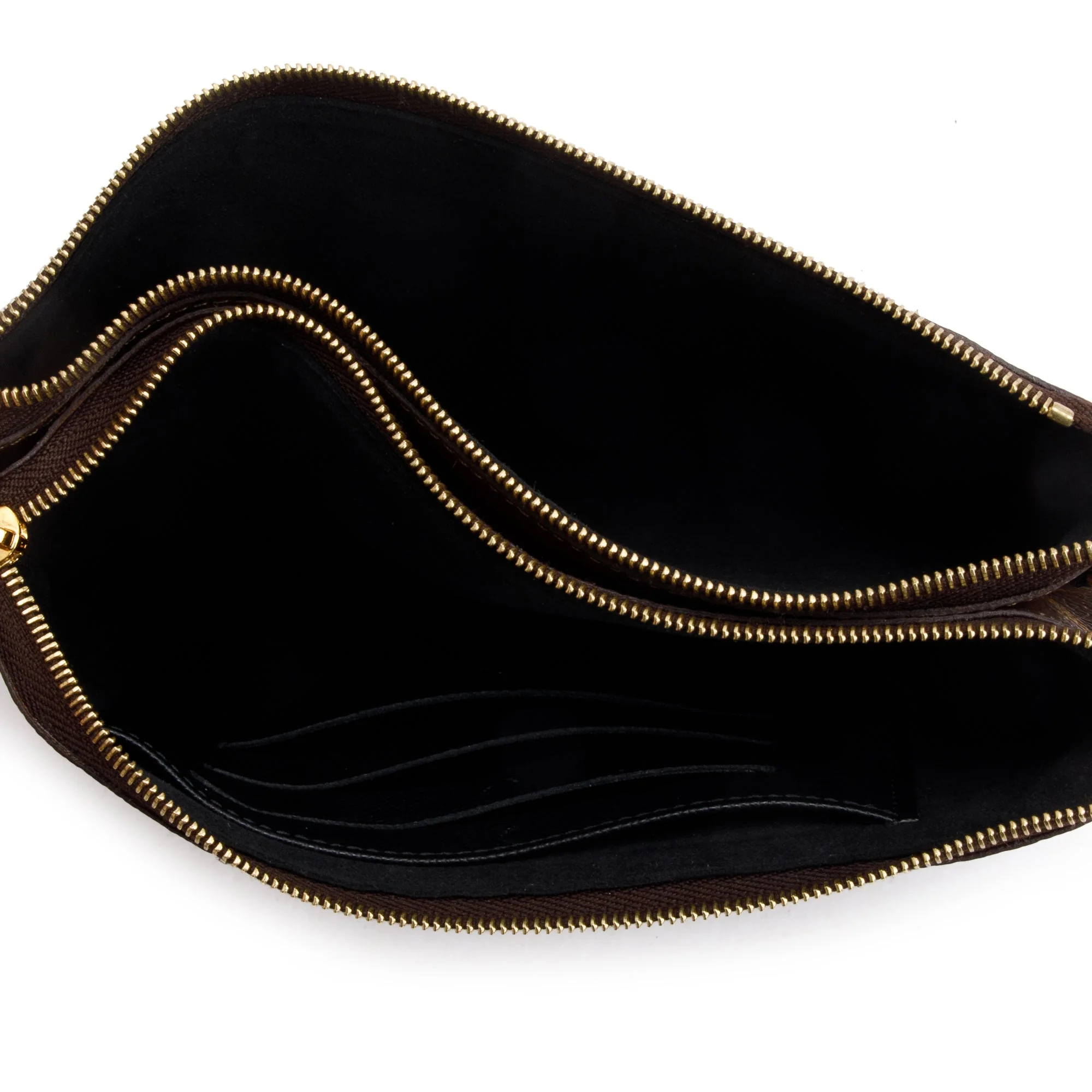 Louis Vuitton 2022 Monogram Giant Reverse & Monogram Double Zip Pochette w/ Strap - Image 7