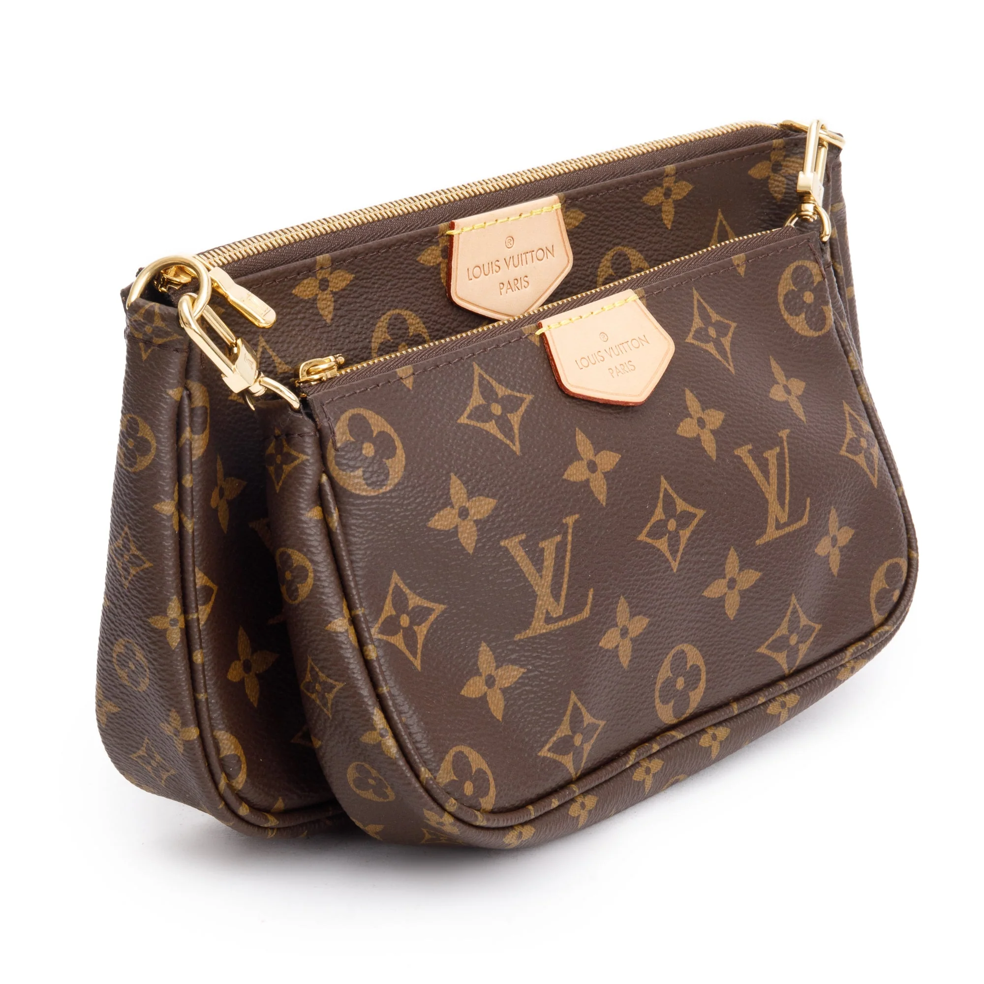 Louis Vuitton 2022 Monogram Khaki Multi-Pochette Accessoires w/ Box - Image 5