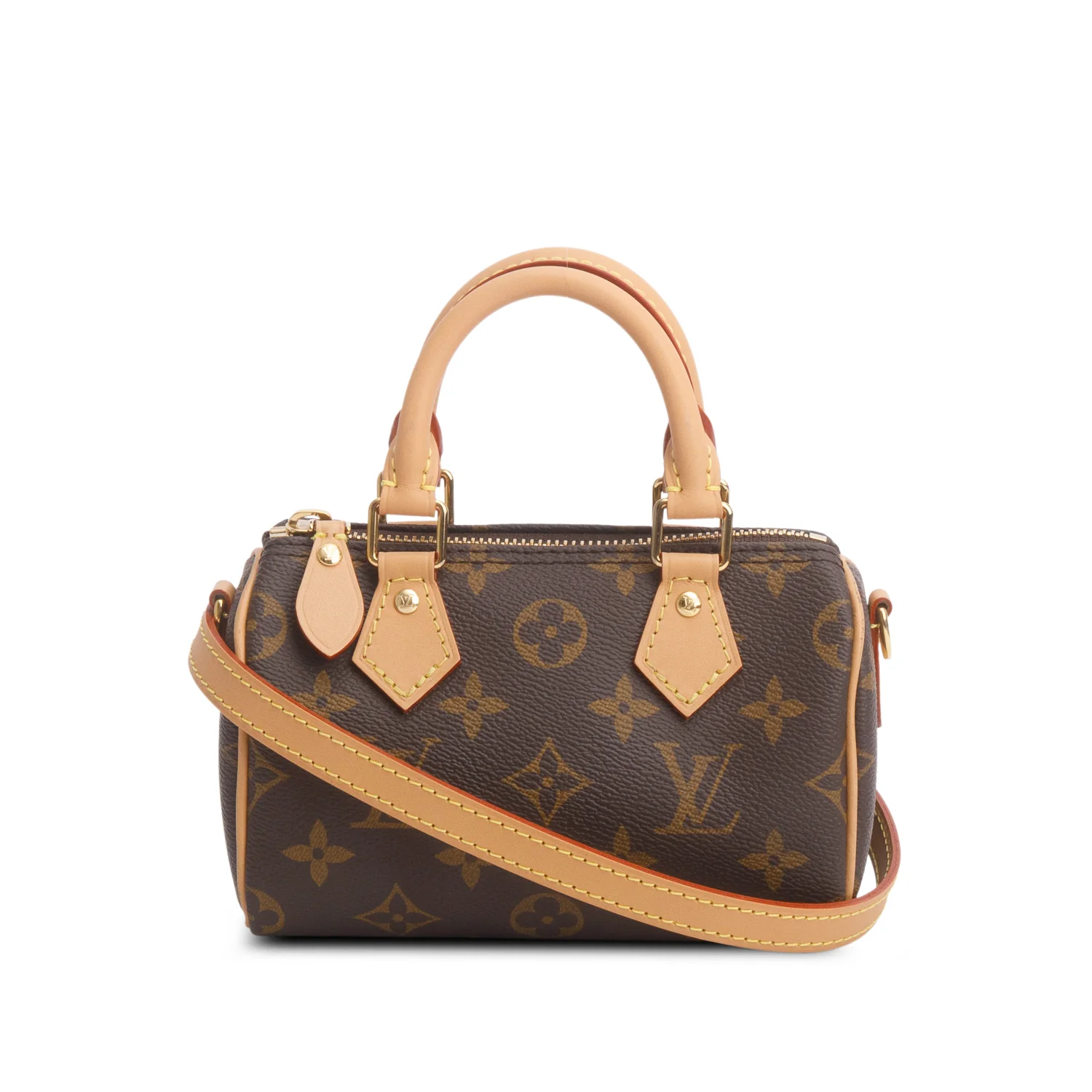 Louis Vuitton 2022 Monogram Nano Speedy w/ Strap