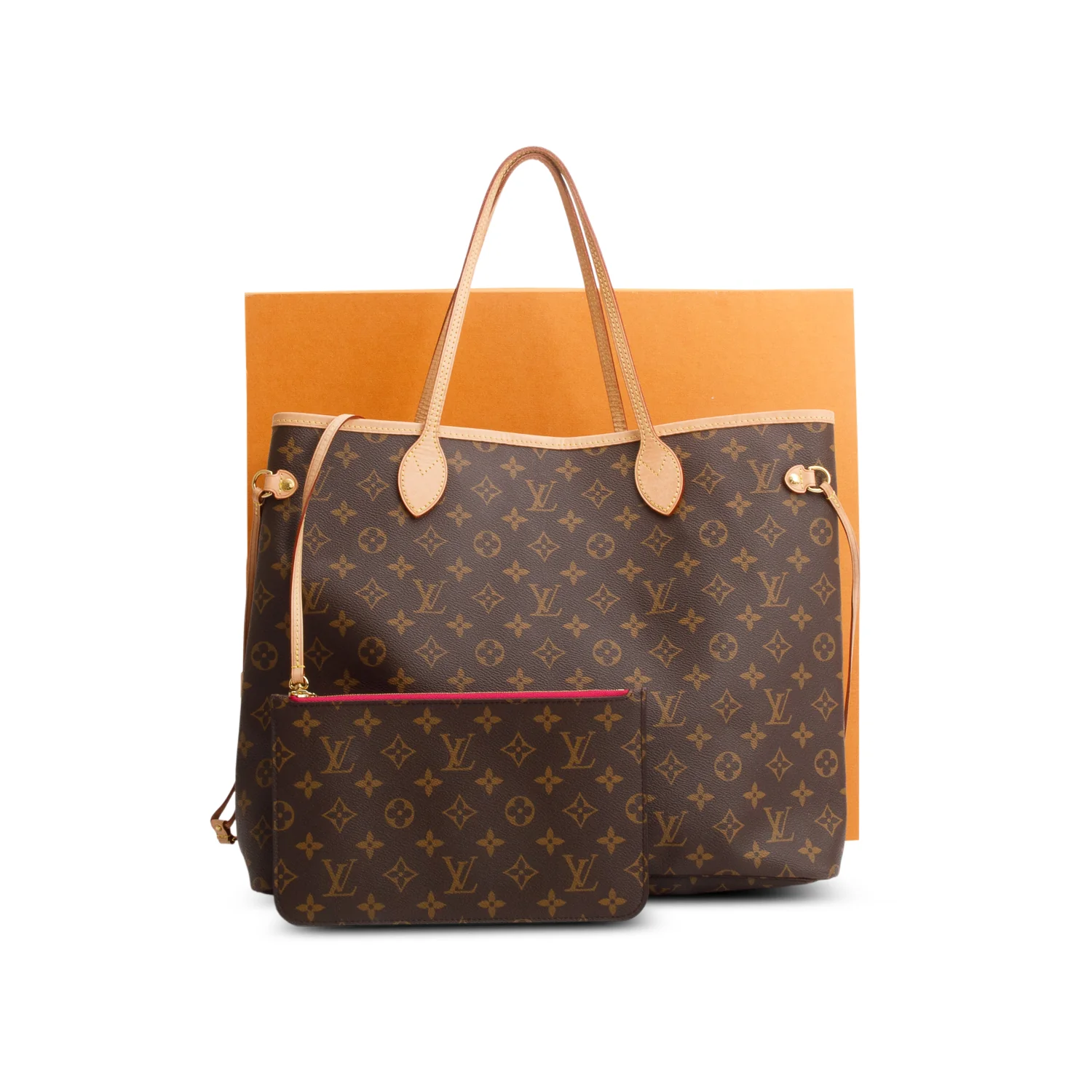 Louis Vuitton 2022 Monogram Neverfull GM w/ Box, Pouch & Receipt - Image 3