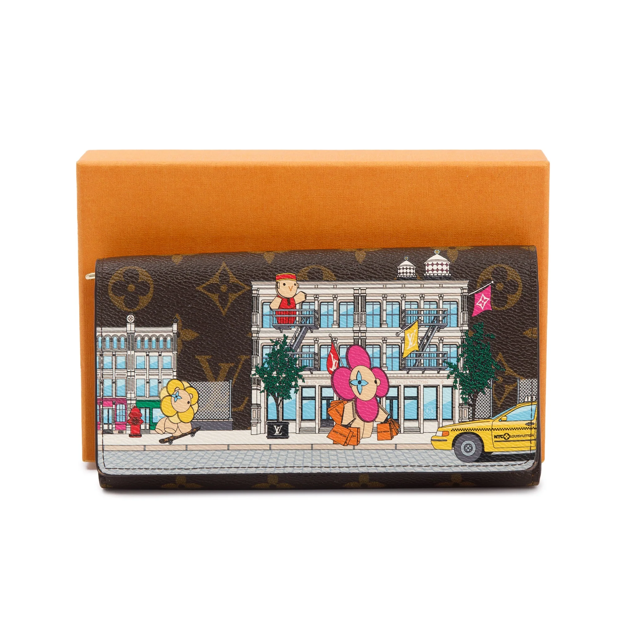 Louis Vuitton 2022 Monogram Vivienne Animation Sarah Wallet w/ Box - Image 2