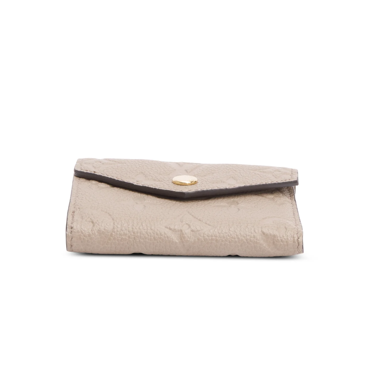 Louis Vuitton 2022 Taupe Monogram Empreinte Leather Victorine Wallet w/ Box & Receipt - Image 6