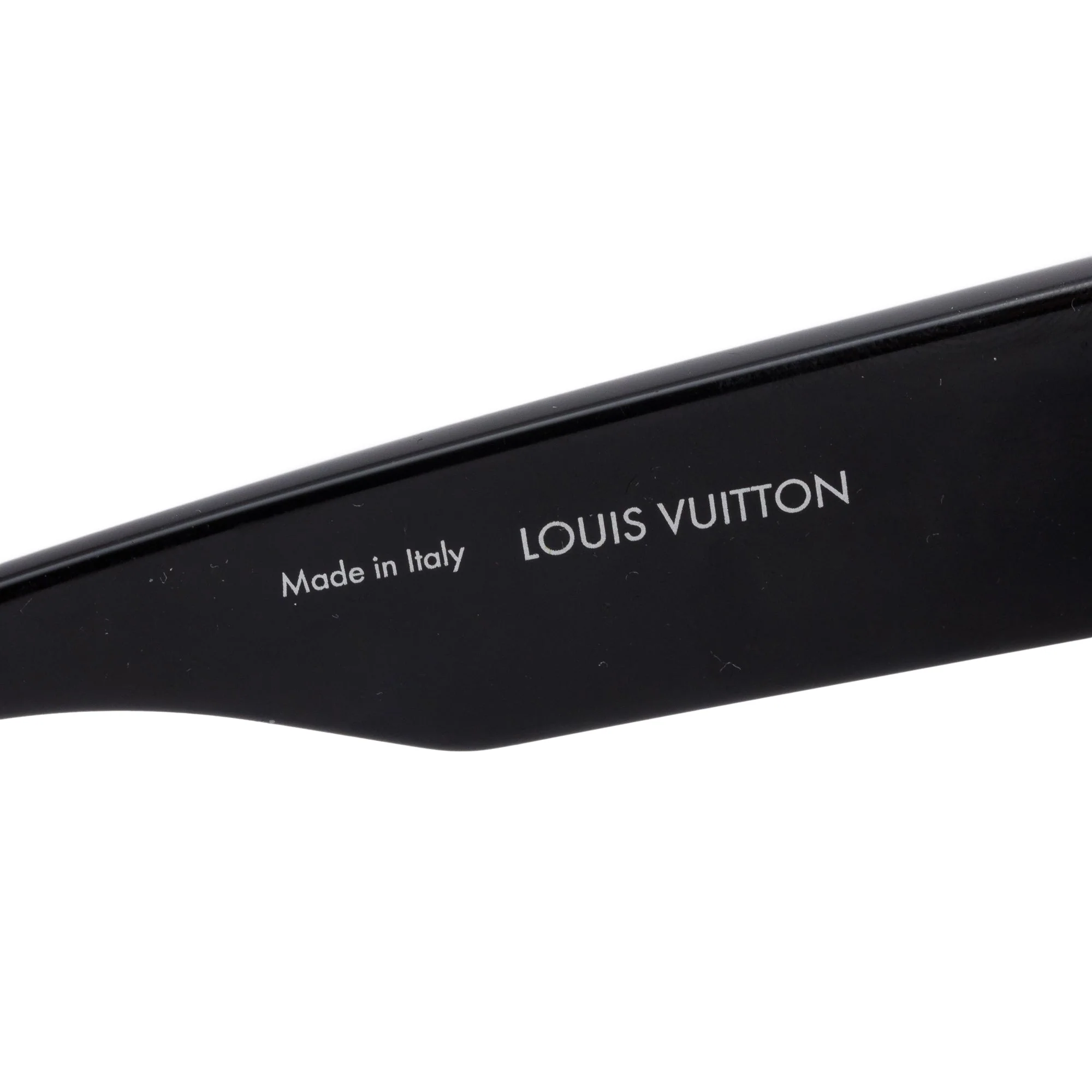 Louis Vuitton 2022 Z1790W Black Acetate Cyclone Sunglasses - Image 3