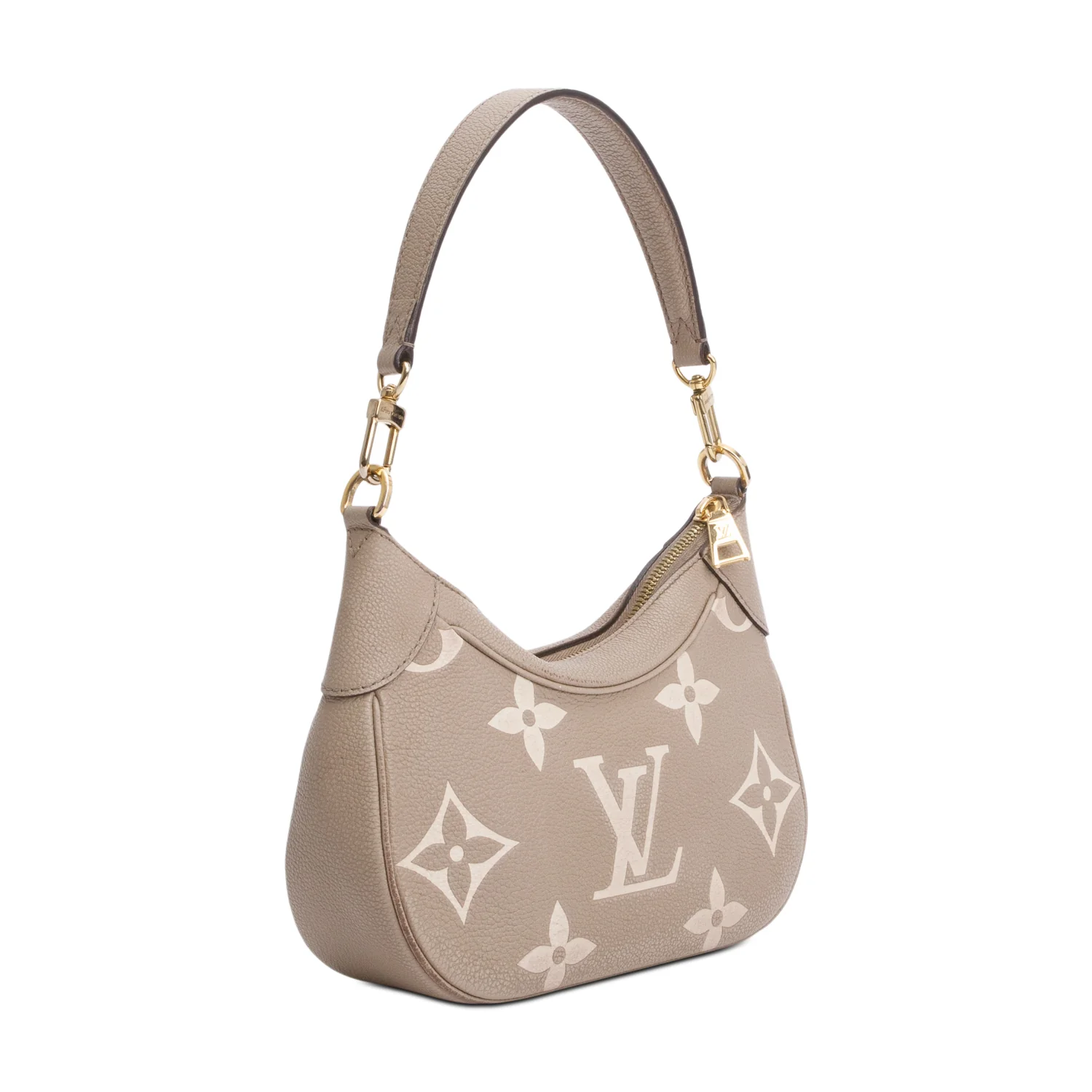 Louis Vuitton 2023 Beige Bicolour Monogram Giant Empreinte Bagatelle - Image 6