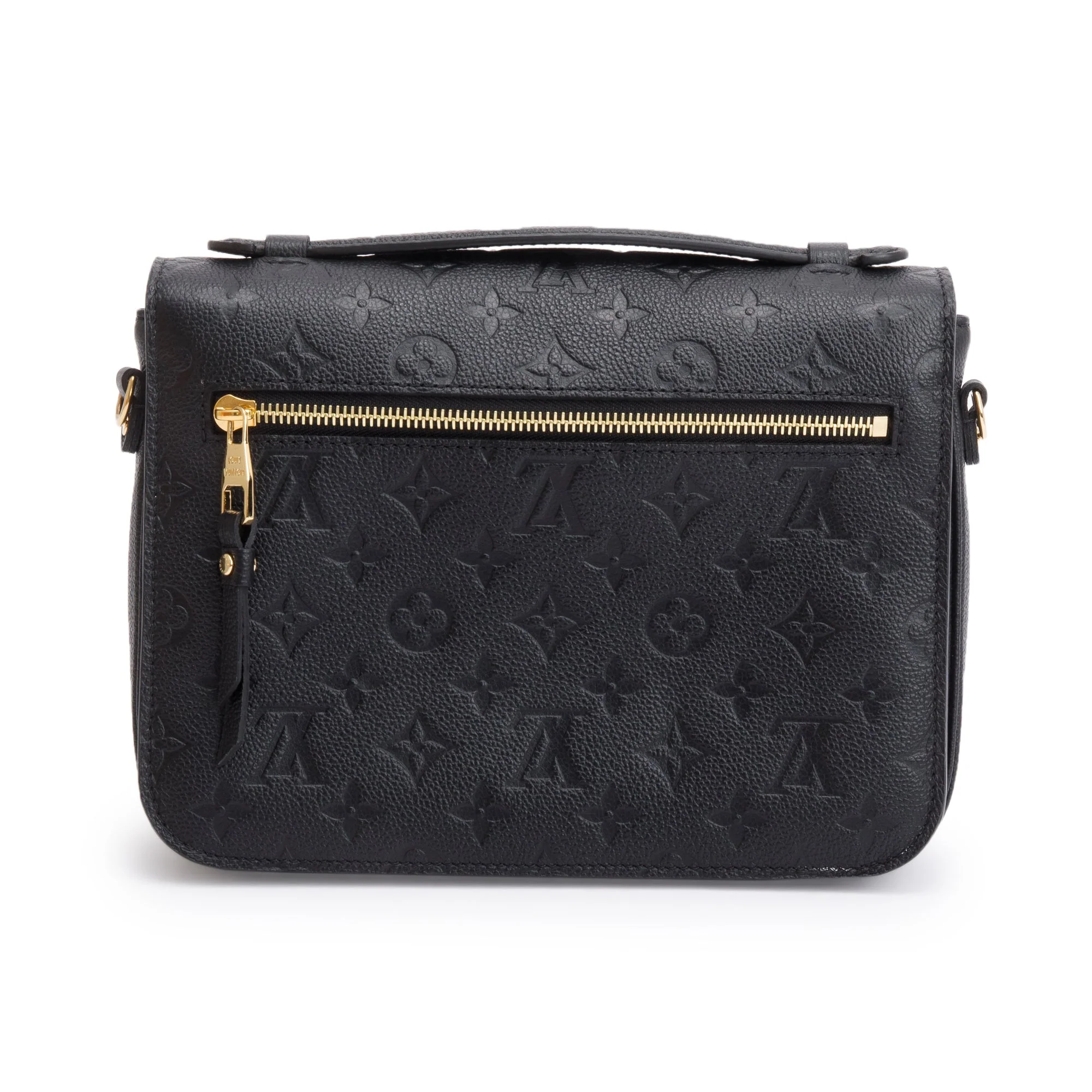 Louis Vuitton 2023 Black Monogram Empreinte Leather Pochette Metis w/ Box & Receipt - Image 6