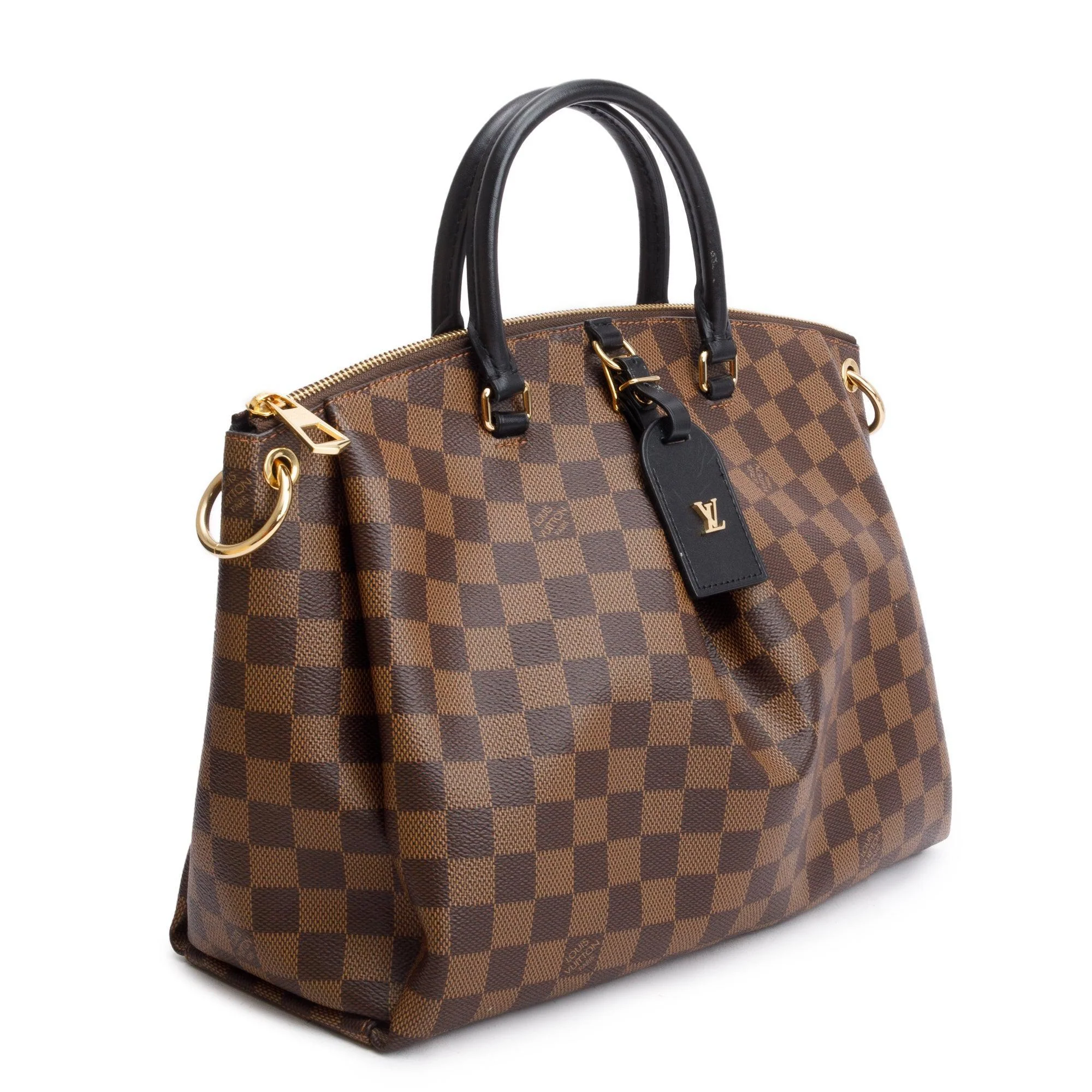 Louis Vuitton 2023 Damier Ebene Odeon Tote MM w/ Strap, Receipt & Box - Image 4