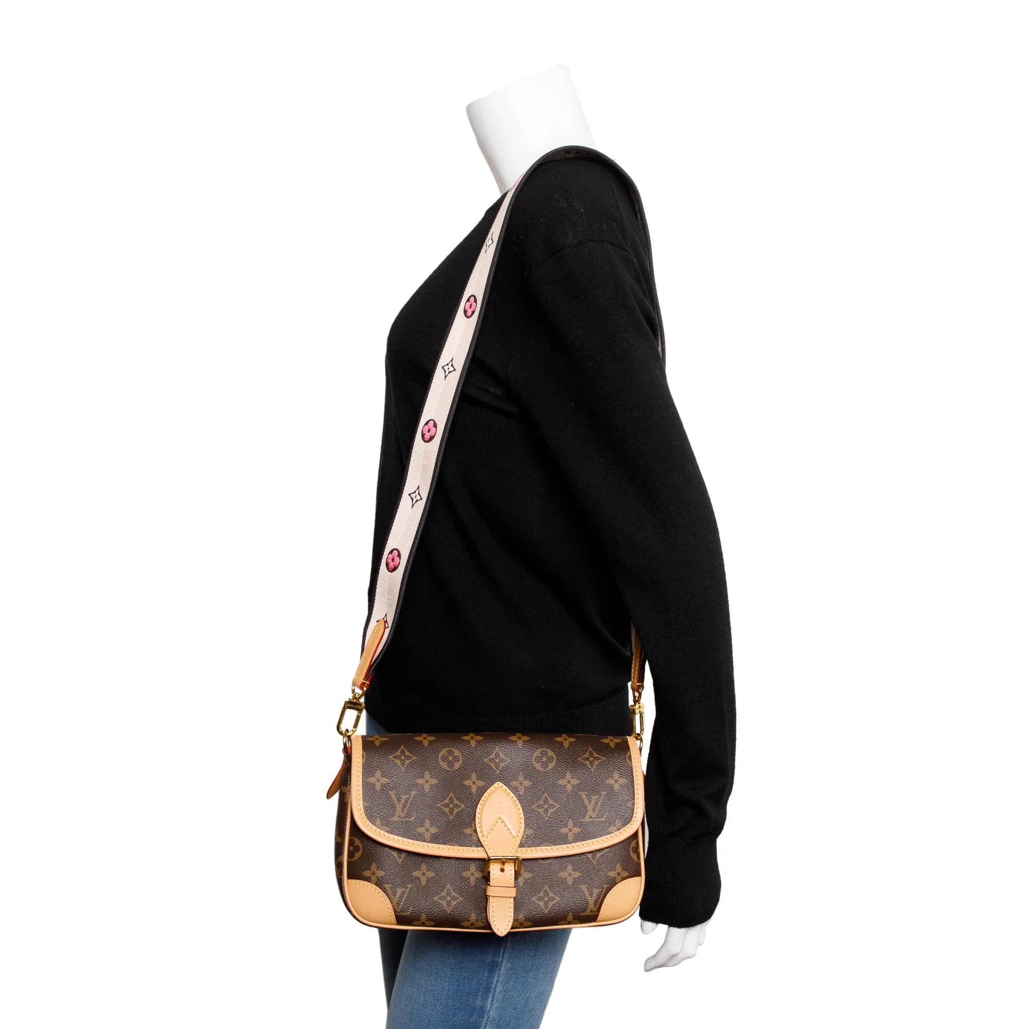 Louis Vuitton 2023 Monogram Diane PM w/ Straps, Box & Receipt - Image 2