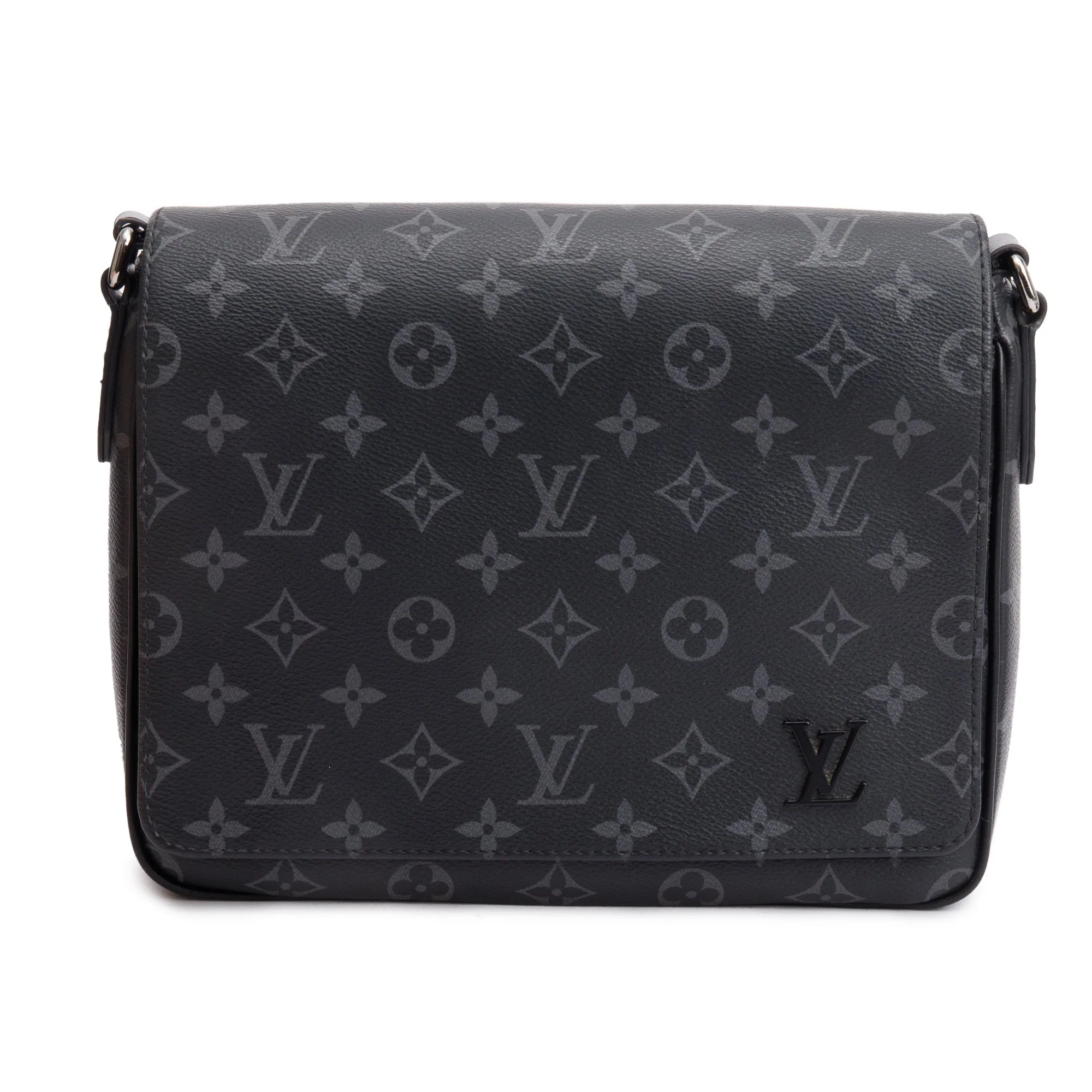 Louis Vuitton 2023 Monogram Eclipse District PM Bag w/ Box