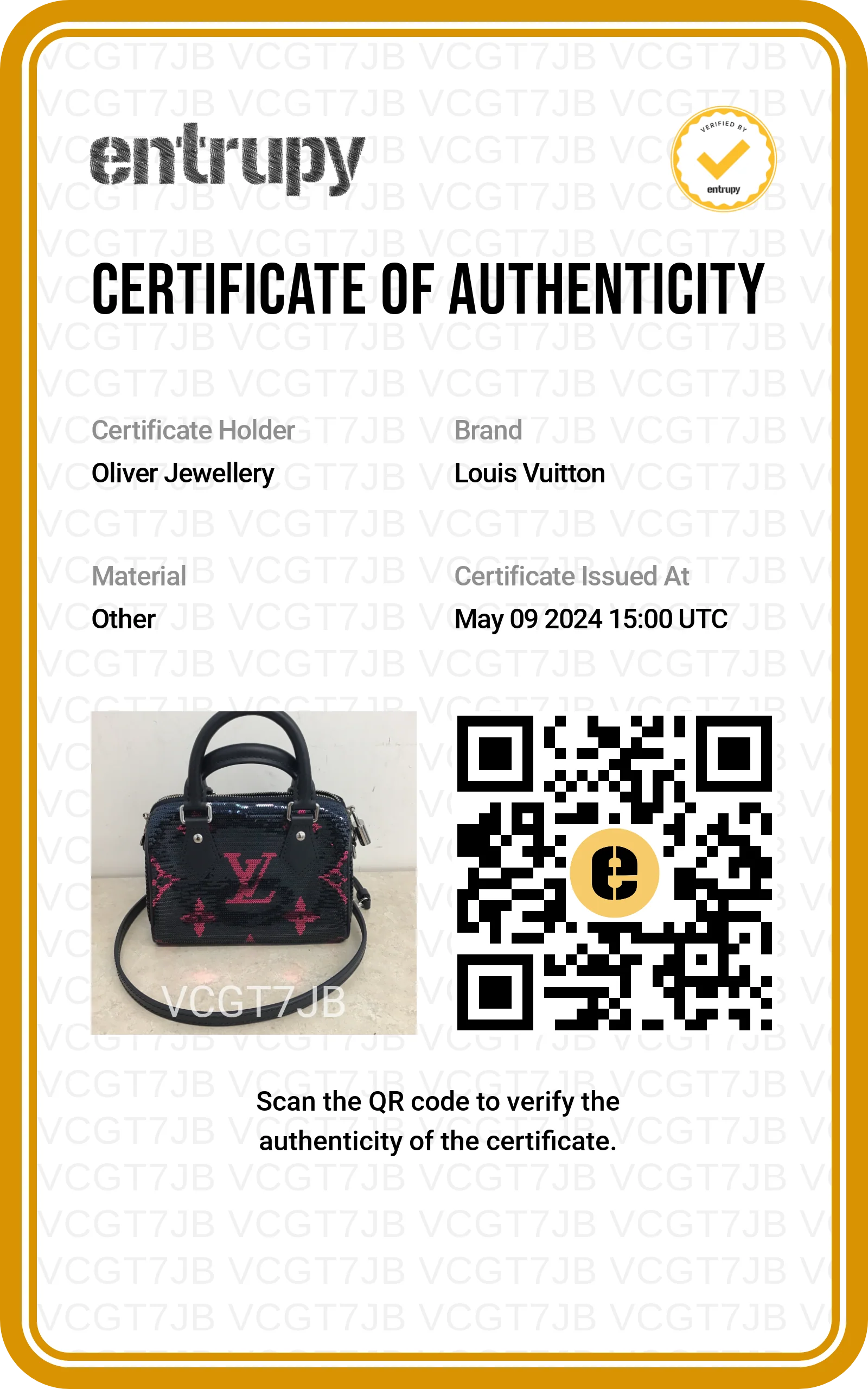 Louis Vuitton 2023 Navy Fuchsia Monogram Giant Sequins Speedy Bandouliere 18 w/ Strap & Box - Image 10