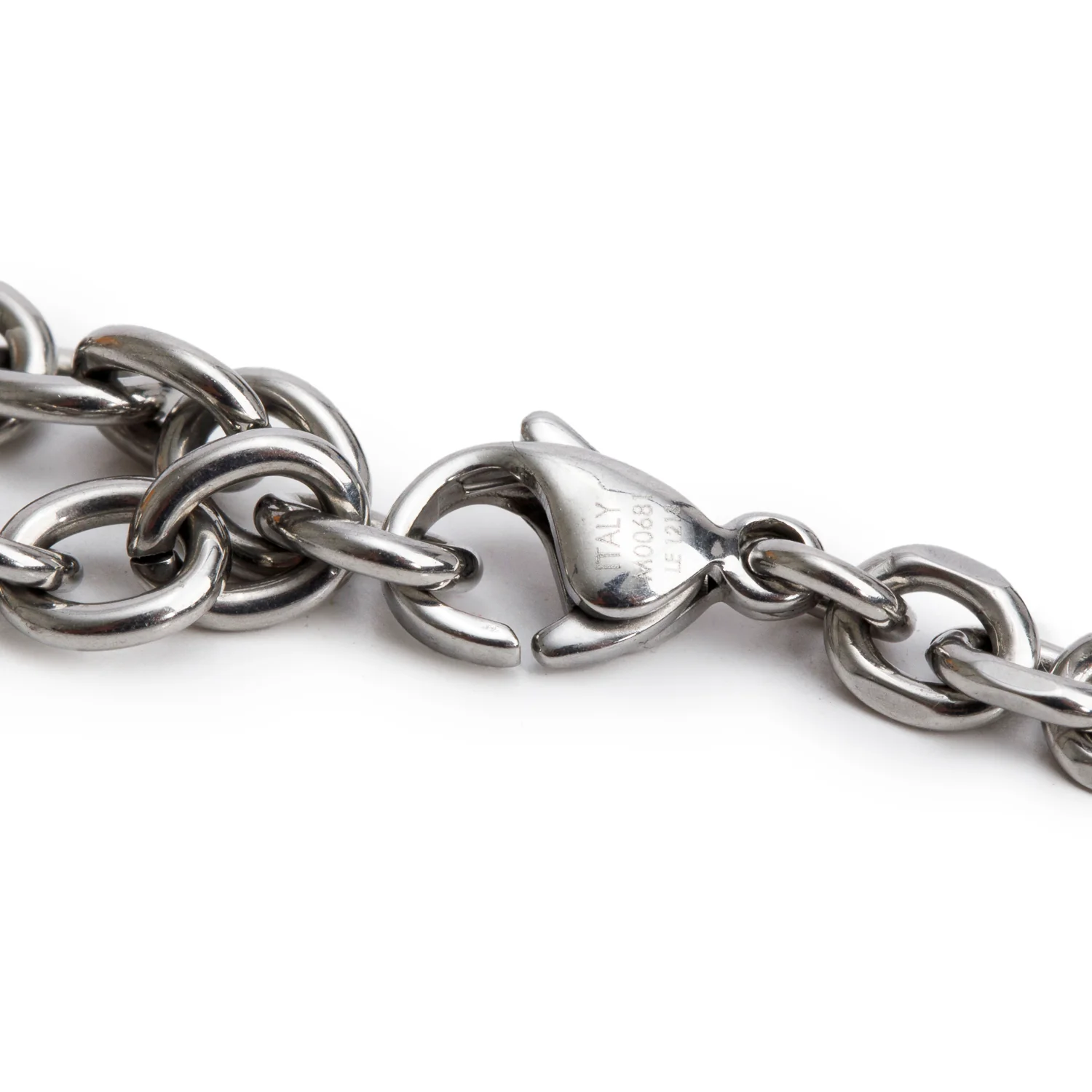 Louis Vuitton 2023 Stainless Steel Monogram Bold Bracelet w/ Box - Image 3